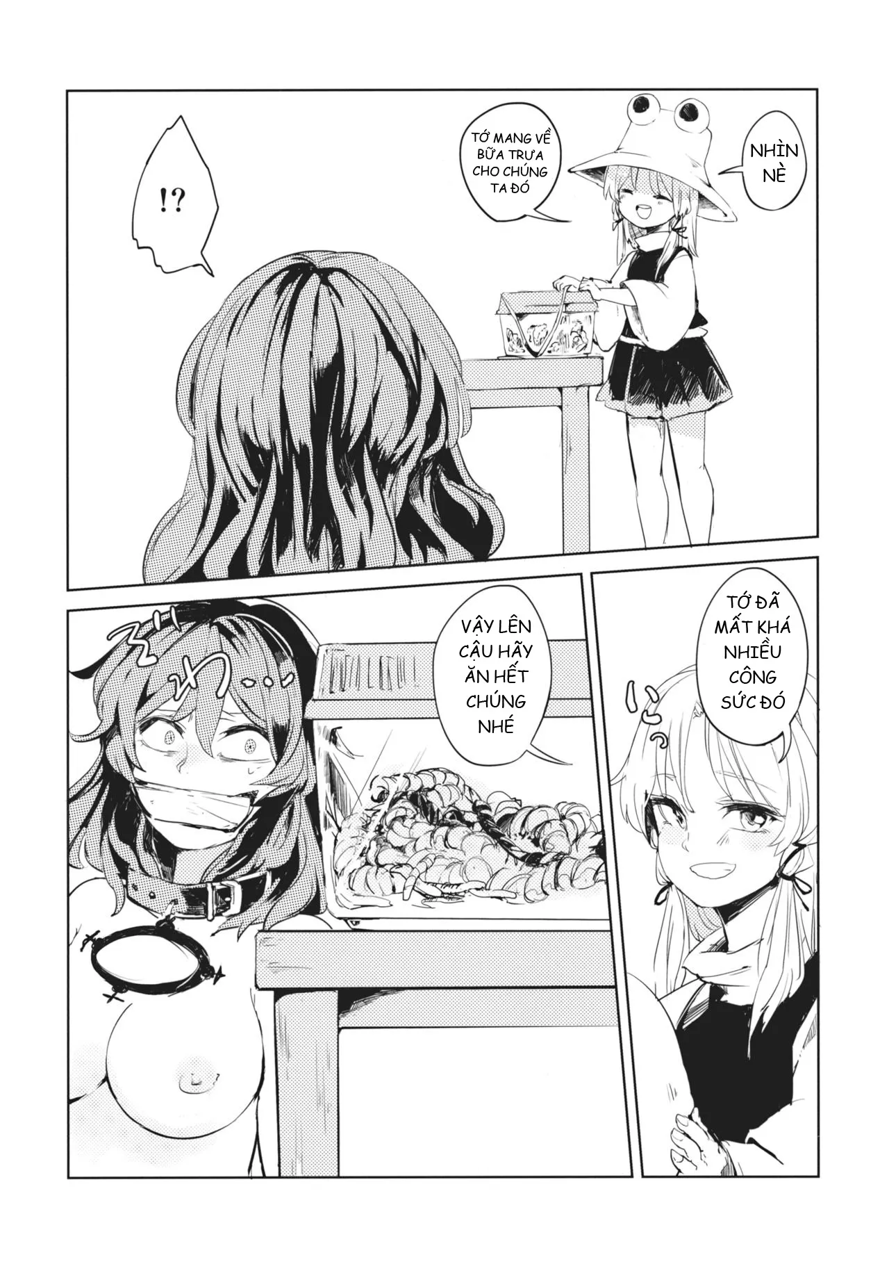 HentaiVN.net - Ảnh 5 - Cuộc sống của thần 2 ~ mối thù thức ăn (Touhou Project) [Kami-sama Seikatsu 2 ~Tabemono no Urami Hen~] - Oneshot