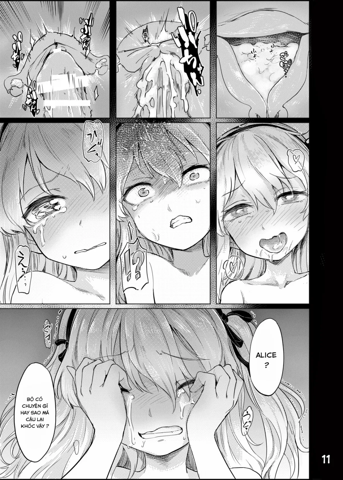 HentaiVN.net - Ảnh 13 - Bé Nô Lệ [Chinpo Yakuza Miporin Boko Maso Arisu-chan Hen] - 1shot có sữa lẫn muối