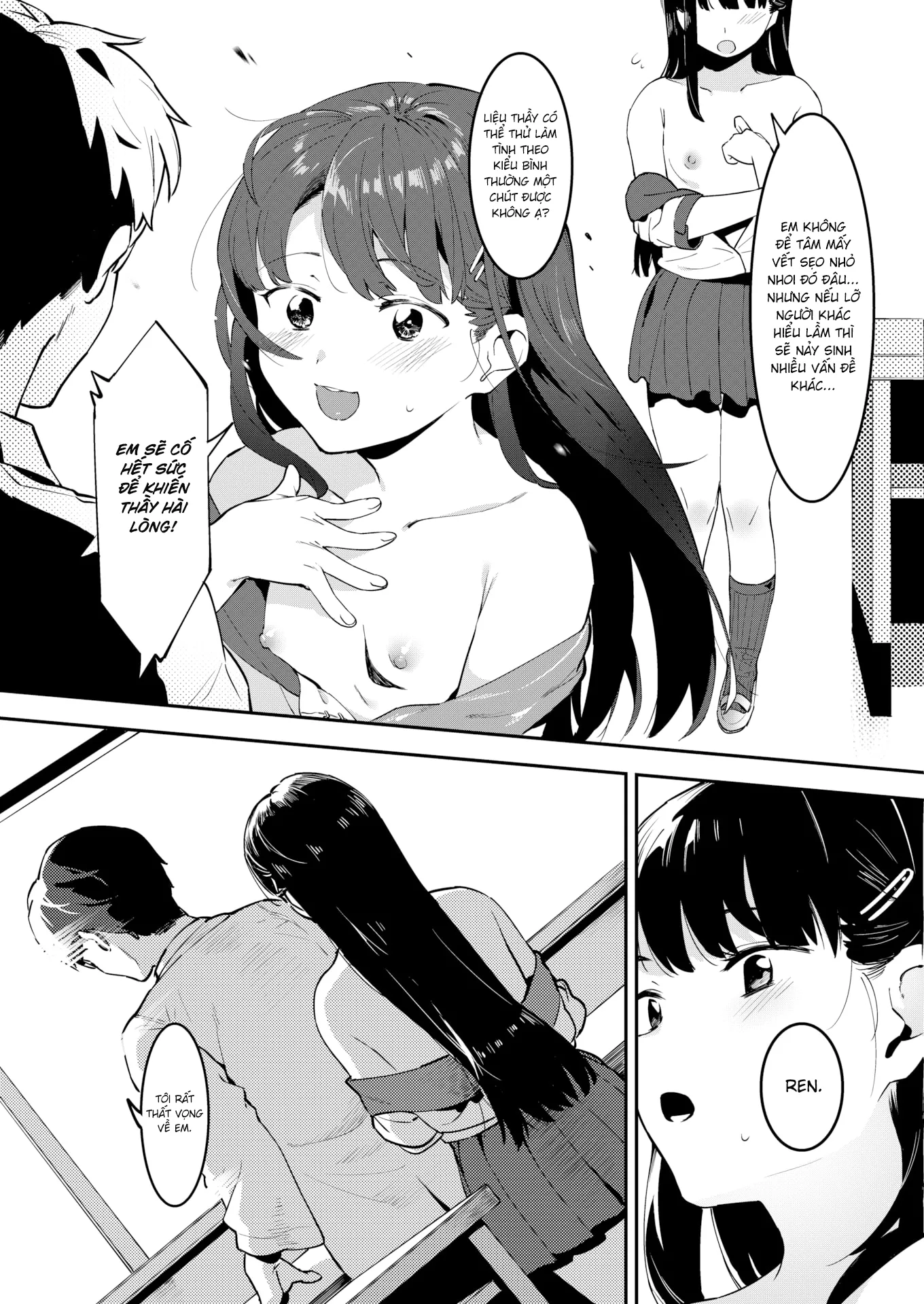 HentaiVN.net - Ảnh 16 - Mối Quan Hệ Sai Trái [Sensei's Forbidden Relationship With an Infatuated Ren-chan] - Oneshot