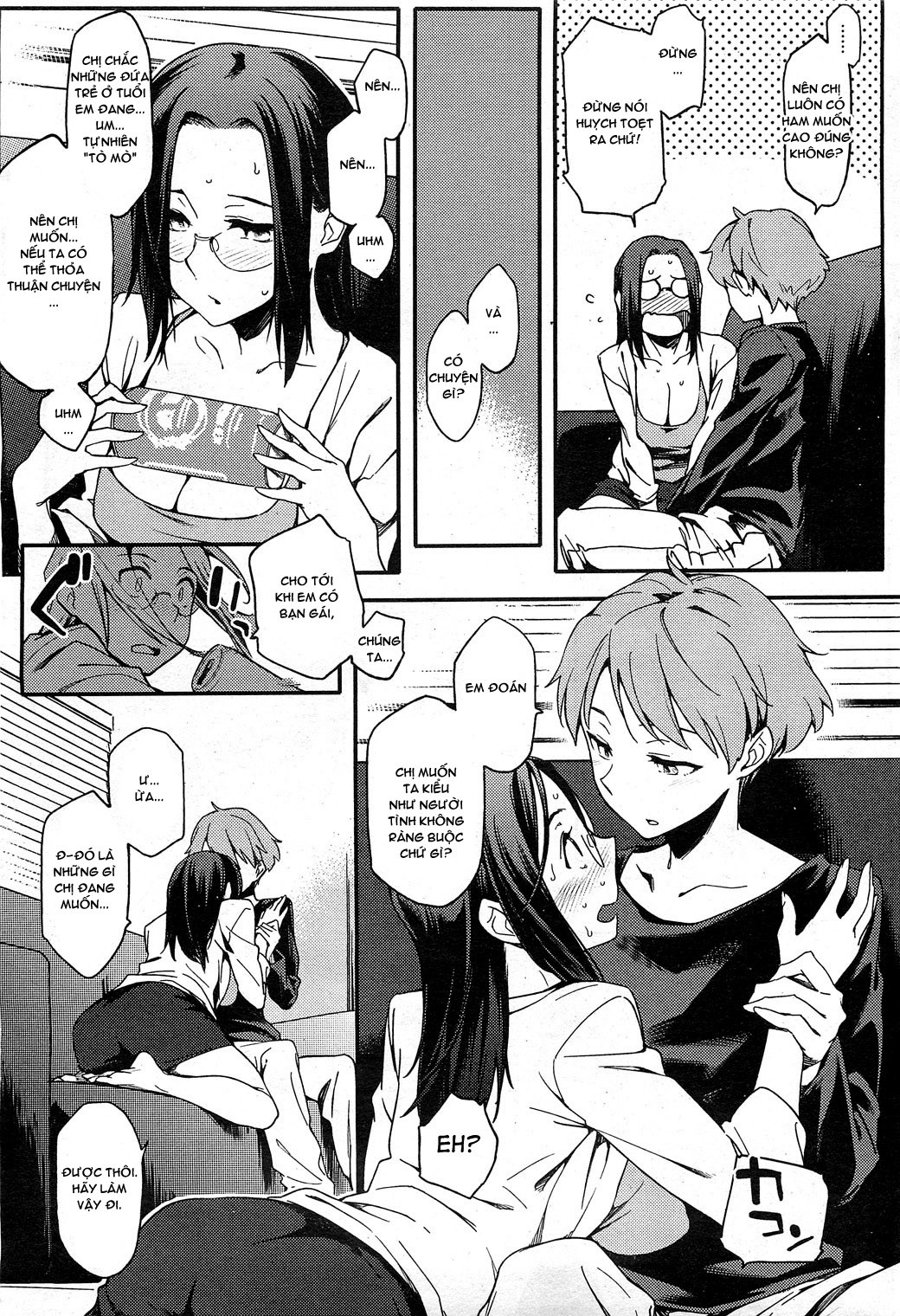 HentaiVN.net - Ảnh 13 - Younger Boyfriend [Toshishita Kareshi.] - Chap 1