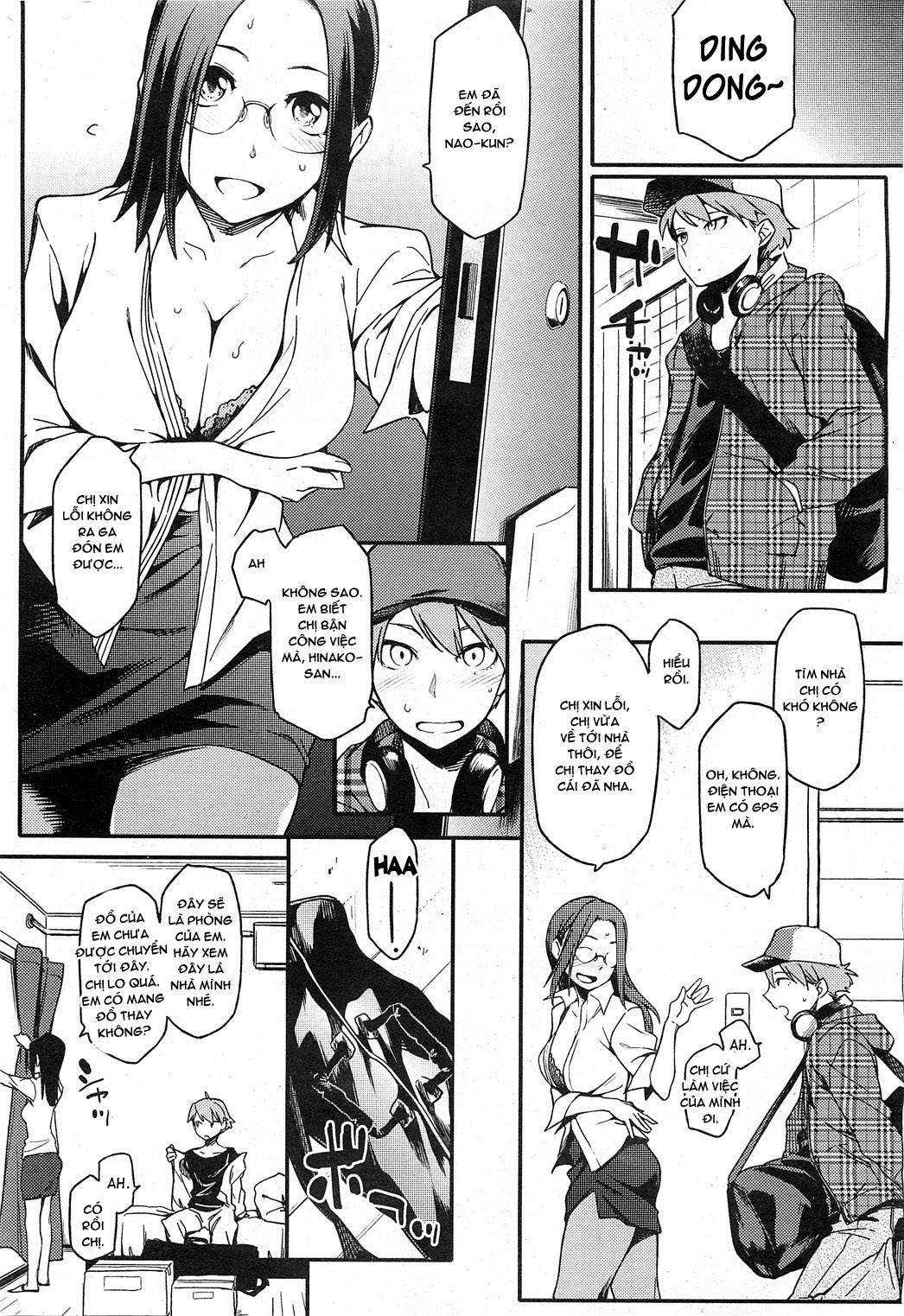 HentaiVN.net - Ảnh 8 - Younger Boyfriend [Toshishita Kareshi.] - Chap 1