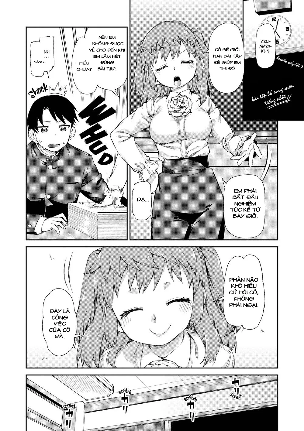 HentaiVN.net - Ảnh 4 - You'll be crazy about me! [Anh sẽ phát điên lên vì em!] - Chap 1 : Flunk the Writen, Ace the Practical