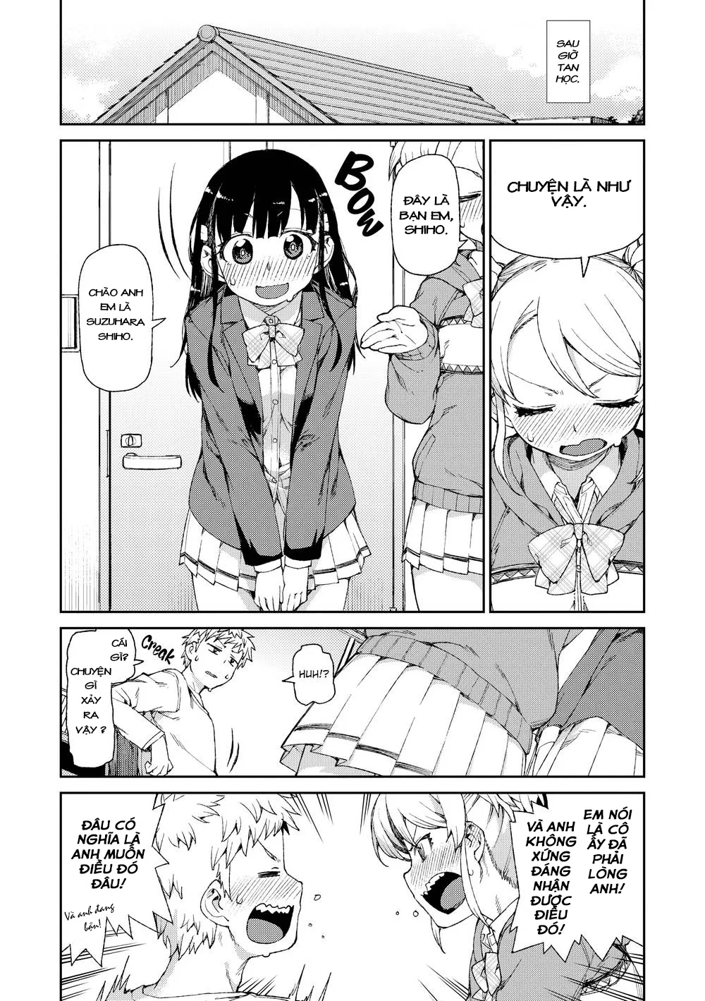 HentaiVN.net - Ảnh 4 - You'll be crazy about me! [Anh sẽ phát điên lên vì em!] - Chap 2 : My first sweet heart !