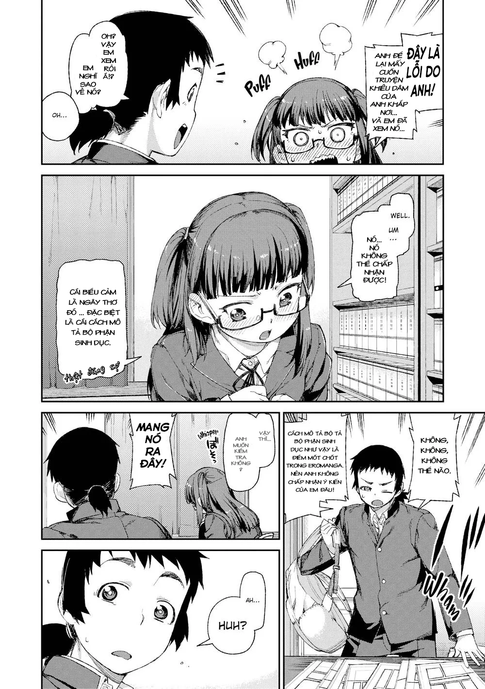 HentaiVN.net - Ảnh 6 - You'll be crazy about me! [Anh sẽ phát điên lên vì em!] - Chap 3 : Easy on the corrections!