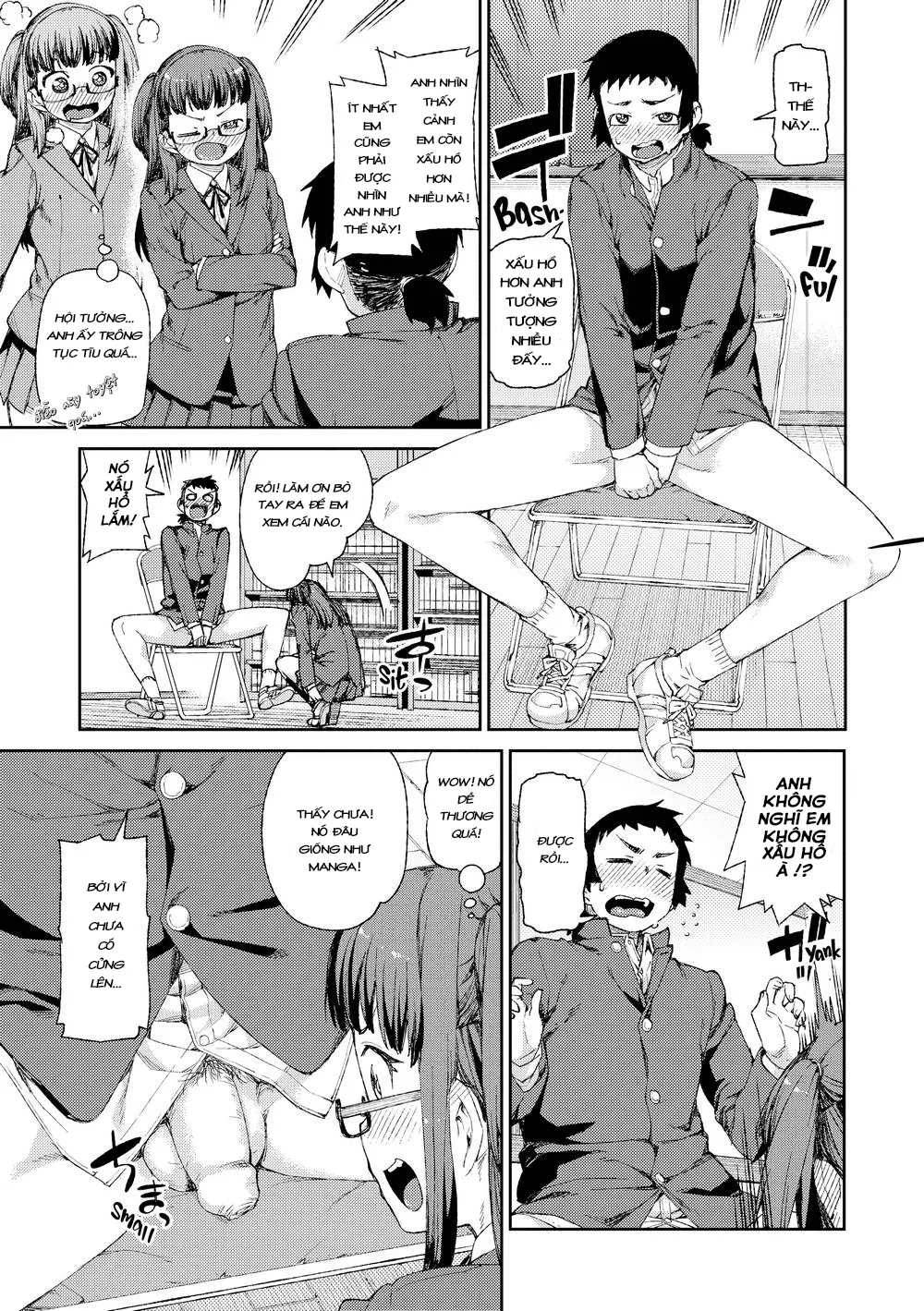 HentaiVN.net - Ảnh 7 - You'll be crazy about me! [Anh sẽ phát điên lên vì em!] - Chap 3 : Easy on the corrections!