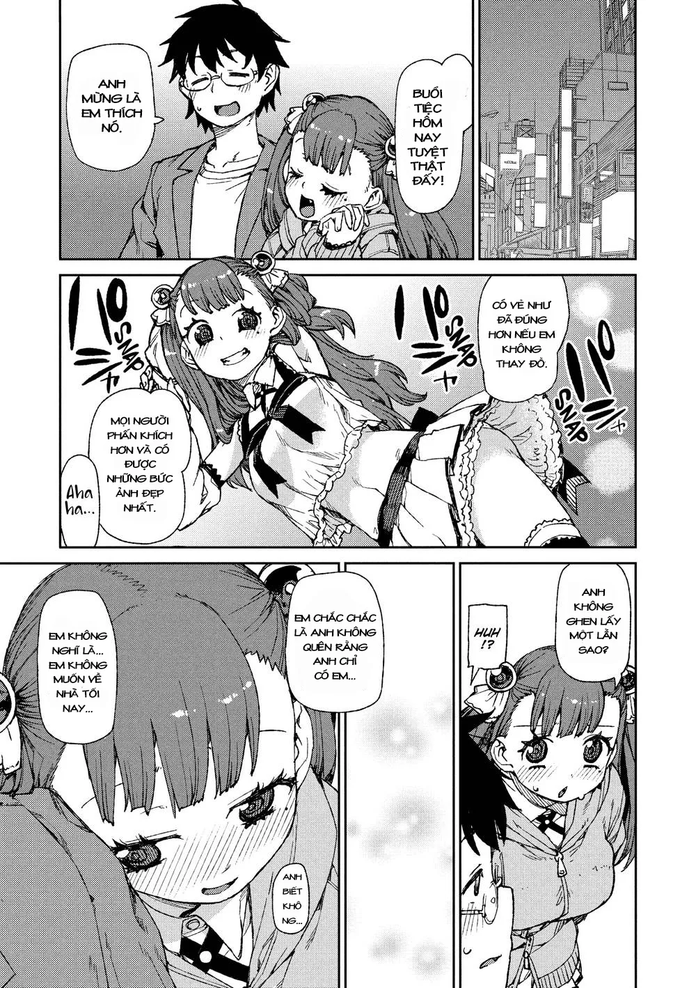 HentaiVN.net - Ảnh 7 - You'll be crazy about me! [Anh sẽ phát điên lên vì em!] - Chap 5 : The stunning cosplayer both girls creampie Negotiation
