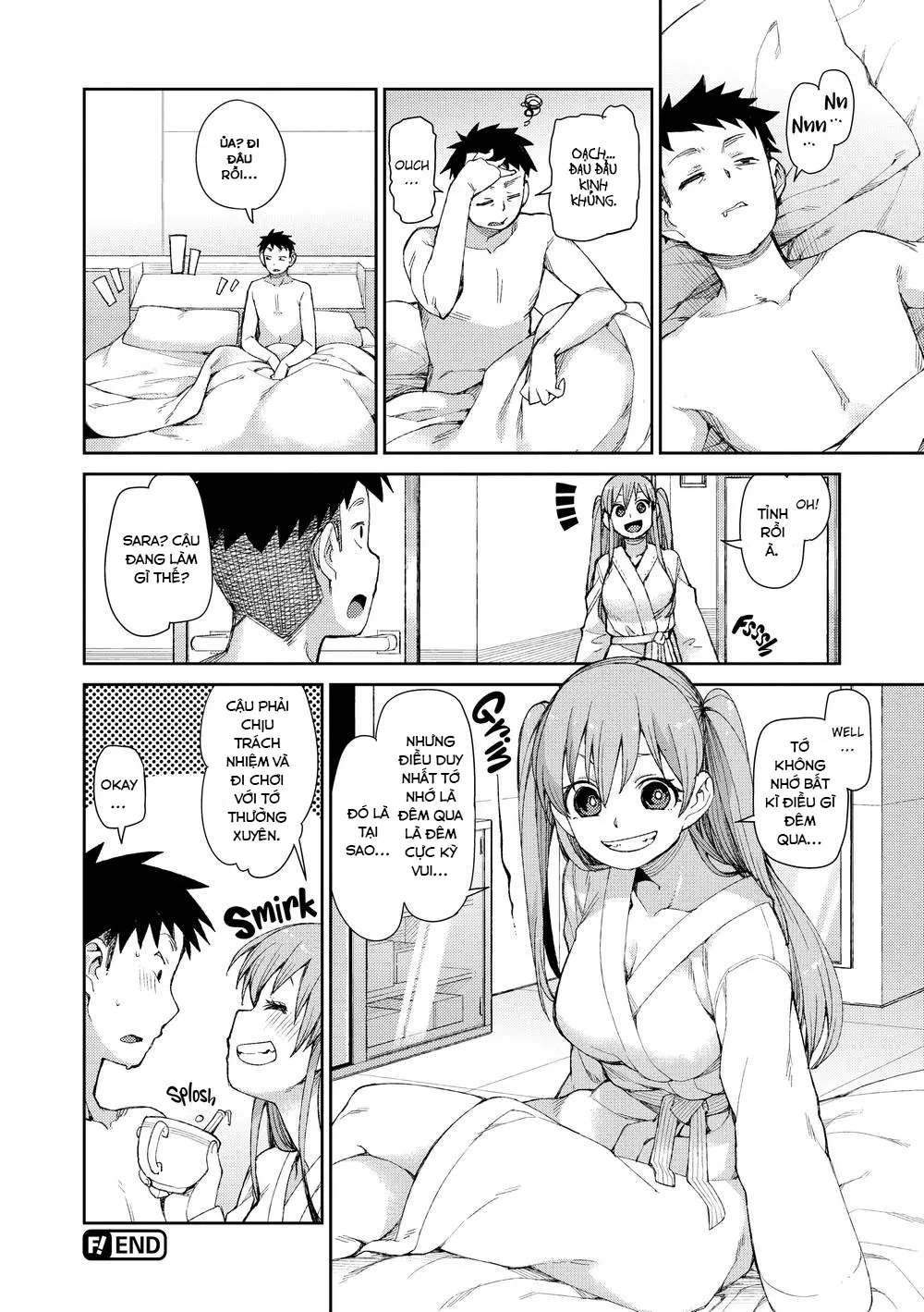 HentaiVN.net - Ảnh 24 - You'll be crazy about me! [Anh sẽ phát điên lên vì em!] - Chap 8 : Tipsy dead Drunk self-Intoxication (END)