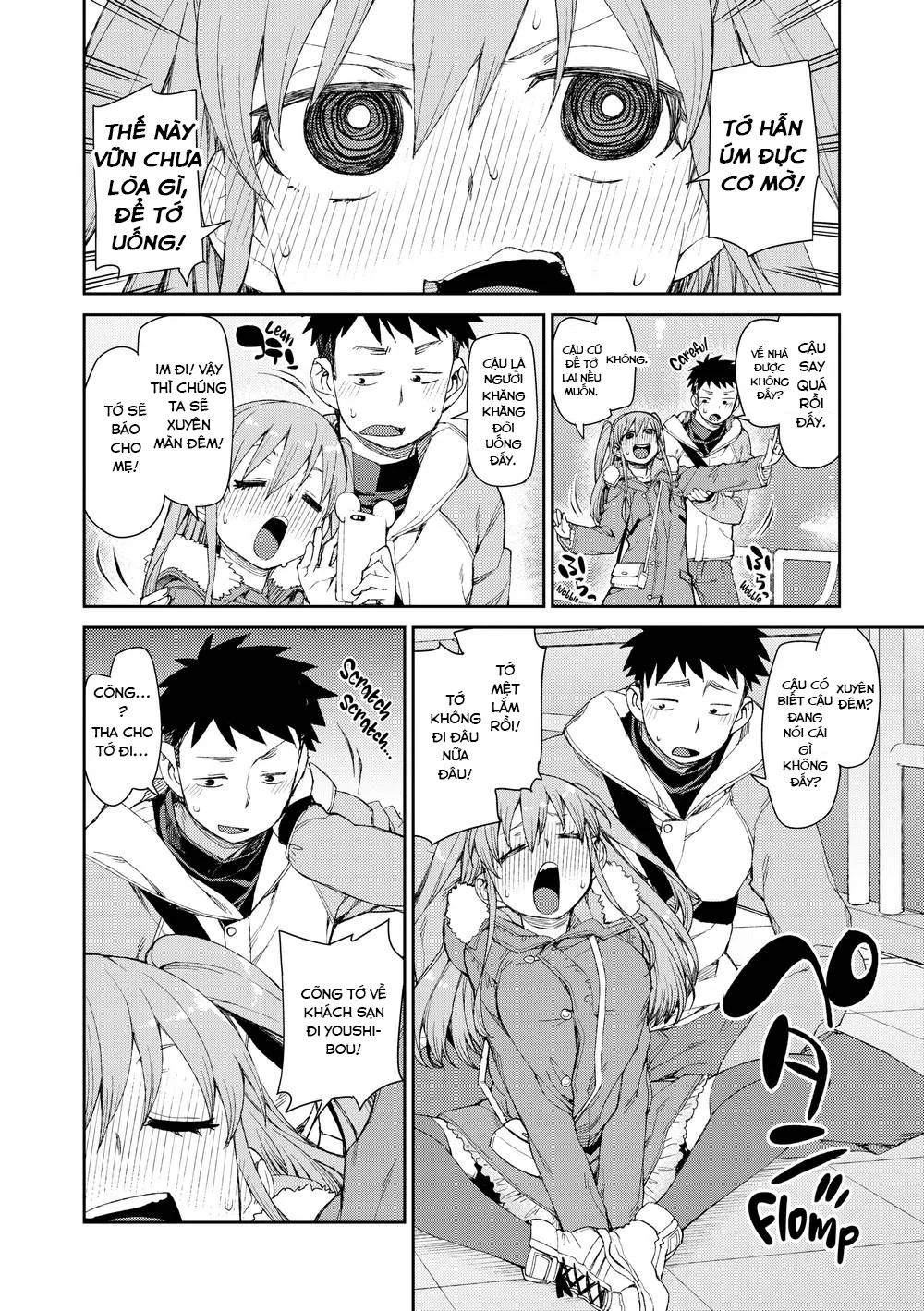 HentaiVN.net - Ảnh 6 - You'll be crazy about me! [Anh sẽ phát điên lên vì em!] - Chap 8 : Tipsy dead Drunk self-Intoxication (END)