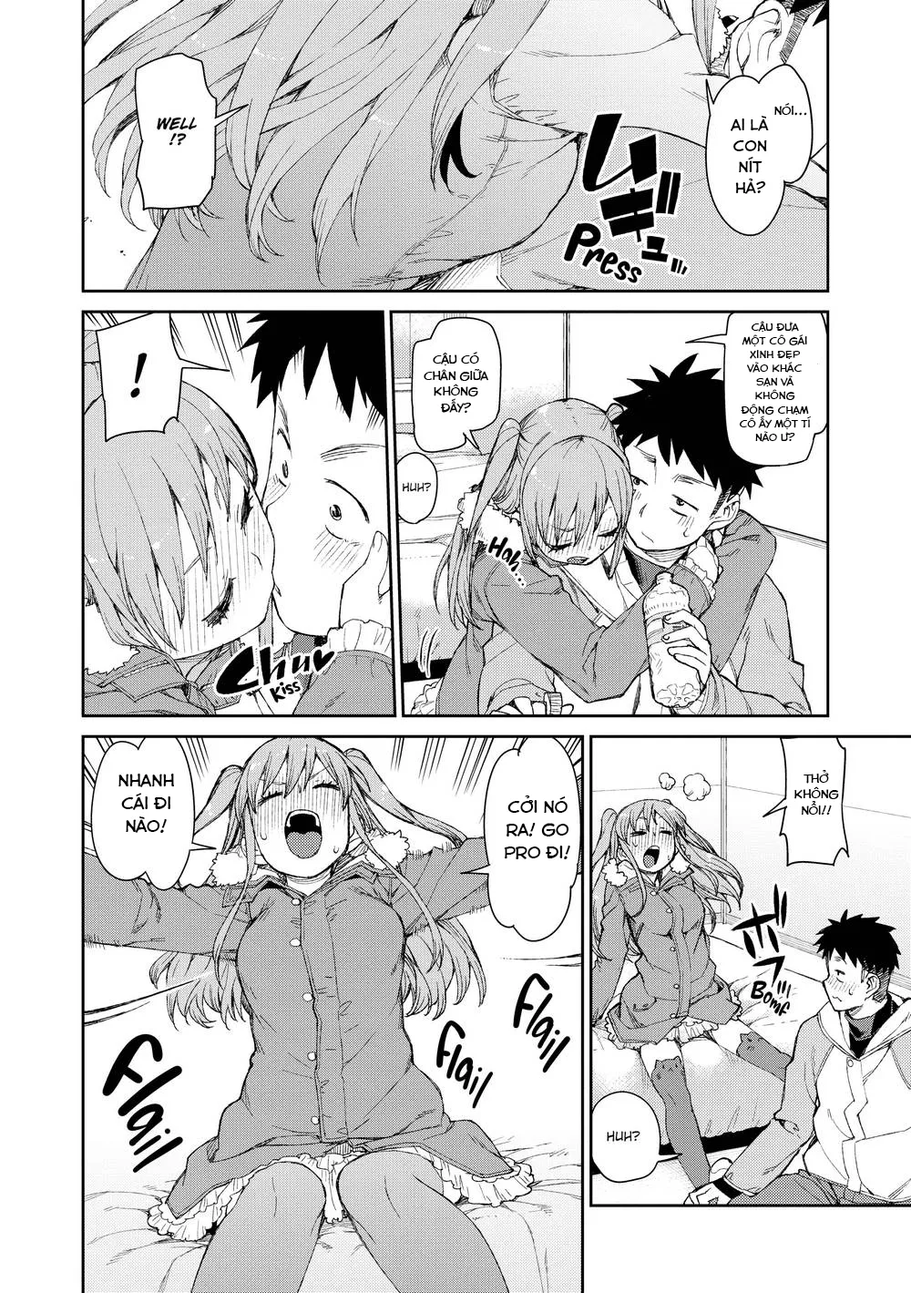 HentaiVN.net - Ảnh 8 - You'll be crazy about me! [Anh sẽ phát điên lên vì em!] - Chap 8 : Tipsy dead Drunk self-Intoxication (END)