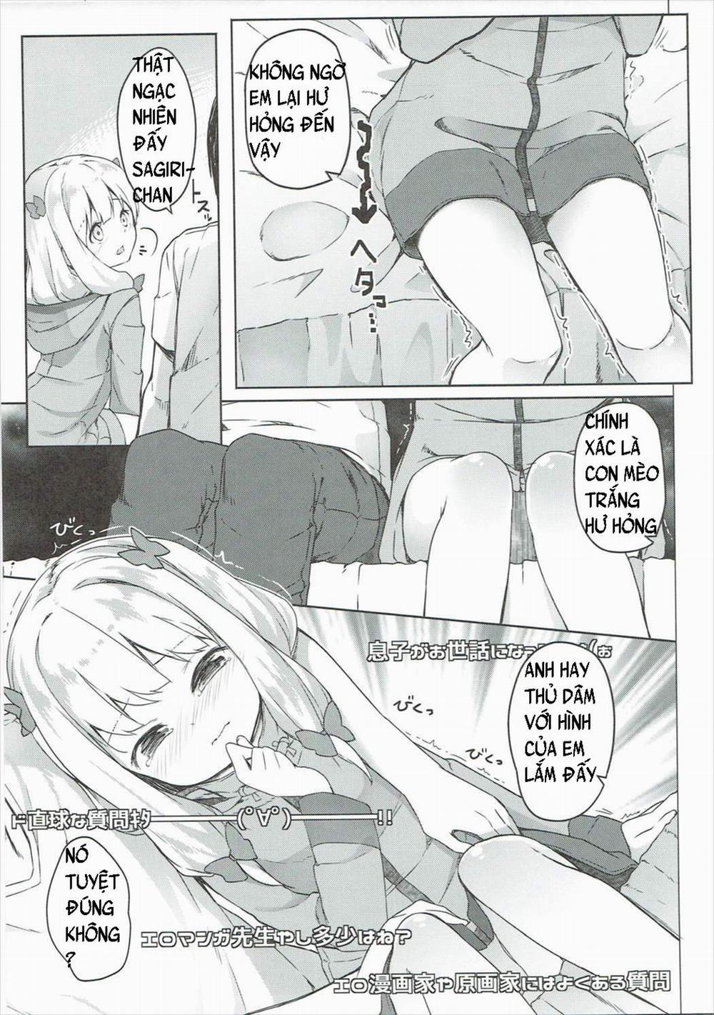HentaiVN.net - Ảnh 16 - Sự sa ngã của Sagiri (Eromanga Sensei) [Yatta ne Sagiri-chan Shiryou ga Fueru ne! (Eromanga Sensei)] - Oneshot