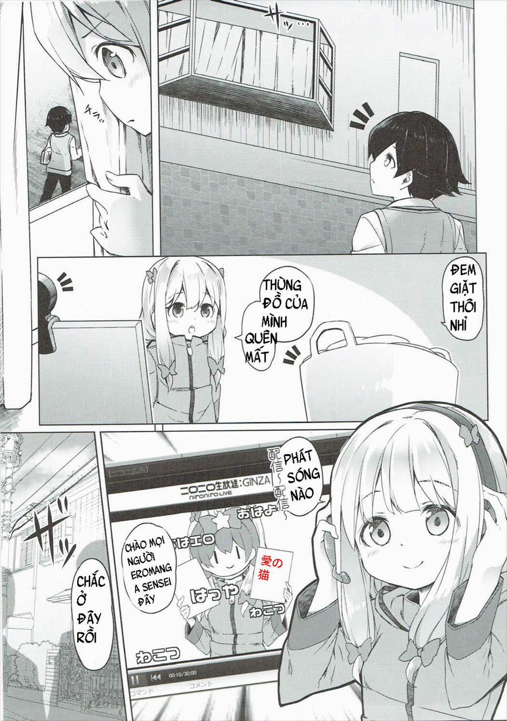 HentaiVN.net - Ảnh 10 - Sự sa ngã của Sagiri (Eromanga Sensei) [Yatta ne Sagiri-chan Shiryou ga Fueru ne! (Eromanga Sensei)] - Oneshot