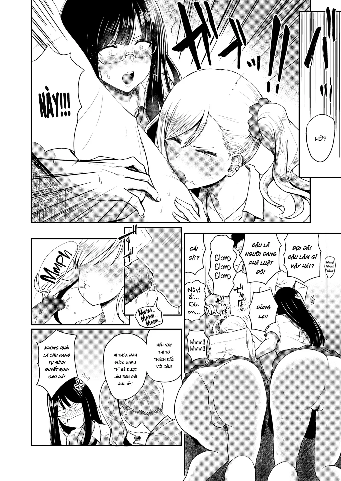 HentaiVN.net - Ảnh 18 - Đụ Hai Em Hoa Khôi Xinh Tươi [Over-Booking] - Chap 2