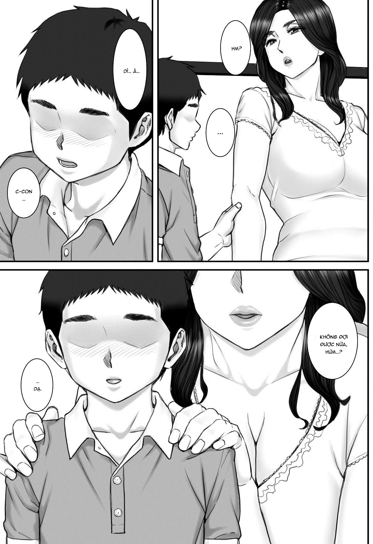 HentaiVN.net - Ảnh 13 - Mùa của dục vọng [A summer vacation in which I have nonstop sex with my aunt; Shinseki no Oba-chan to Sex Shimakuru Natsuyasumi] - Phần 1