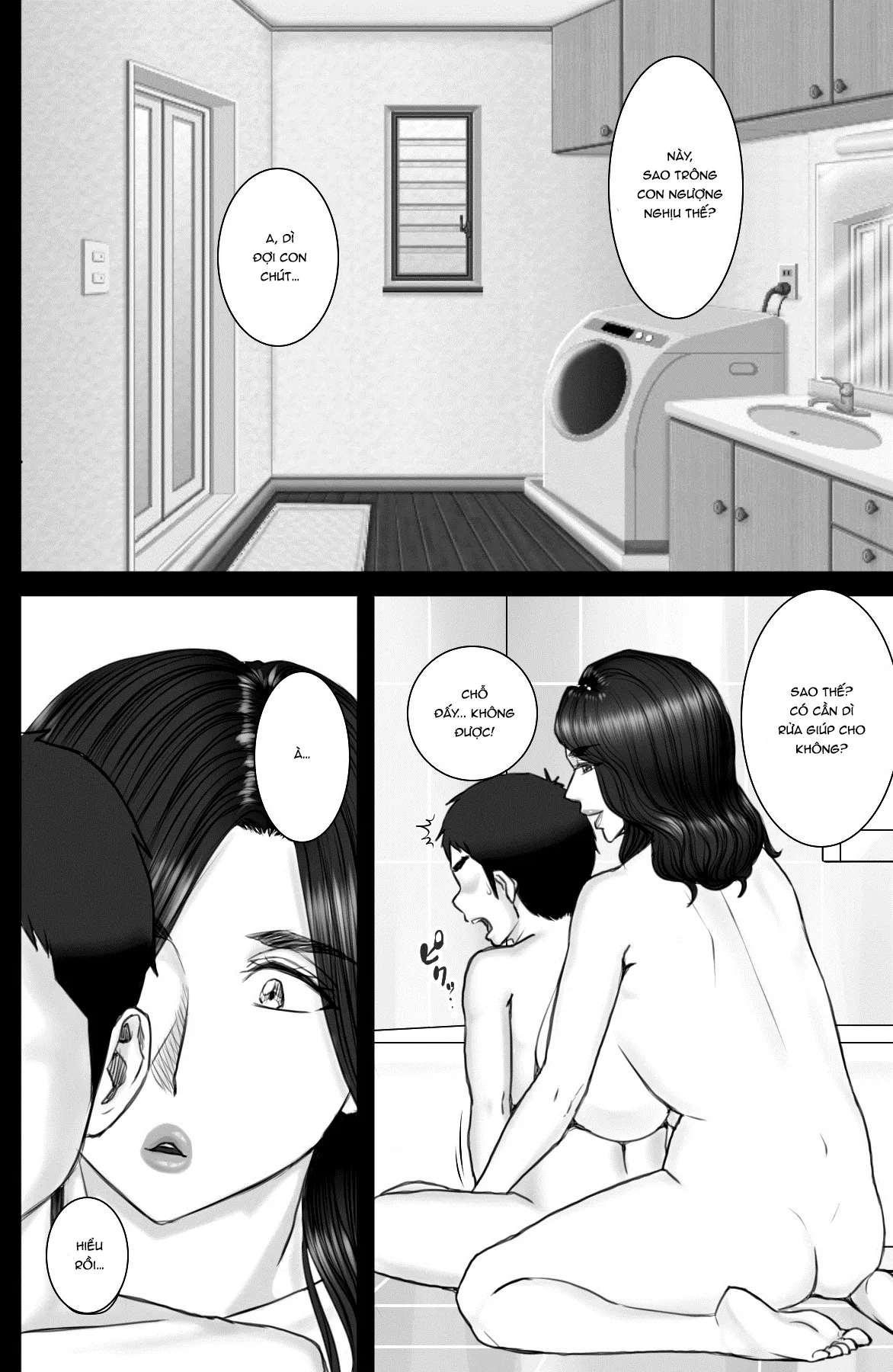 HentaiVN.net - Ảnh 24 - Mùa của dục vọng [A summer vacation in which I have nonstop sex with my aunt; Shinseki no Oba-chan to Sex Shimakuru Natsuyasumi] - Phần 1