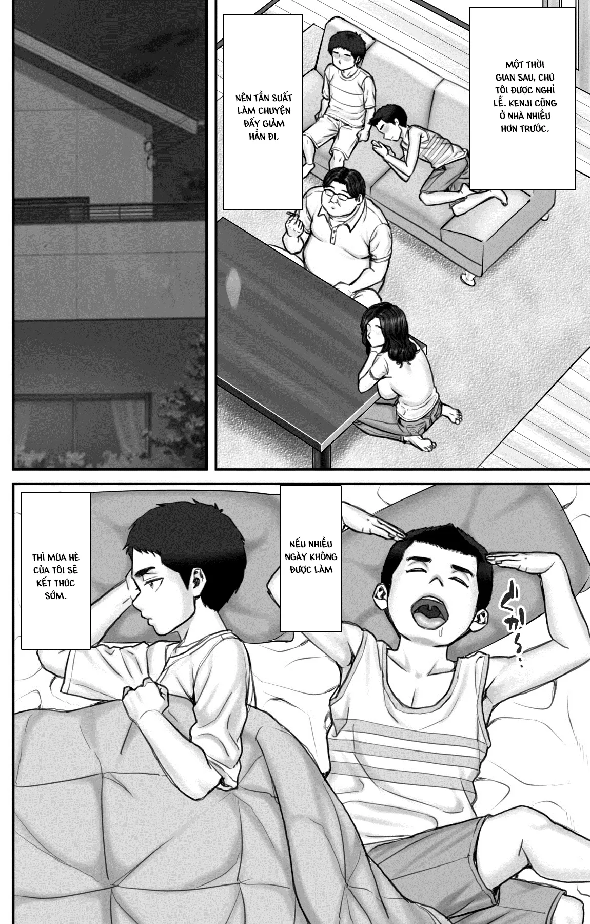 HentaiVN.net - Ảnh 15 - Mùa của dục vọng [A summer vacation in which I have nonstop sex with my aunt; Shinseki no Oba-chan to Sex Shimakuru Natsuyasumi] - Phần 2