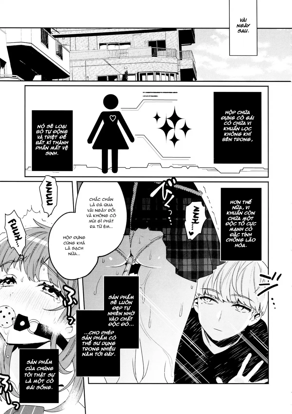 HentaiVN.net - Ảnh 15 - Những cô gái đóng thùng [Konpou Shoujo; Packaged Girls] - Chap 1