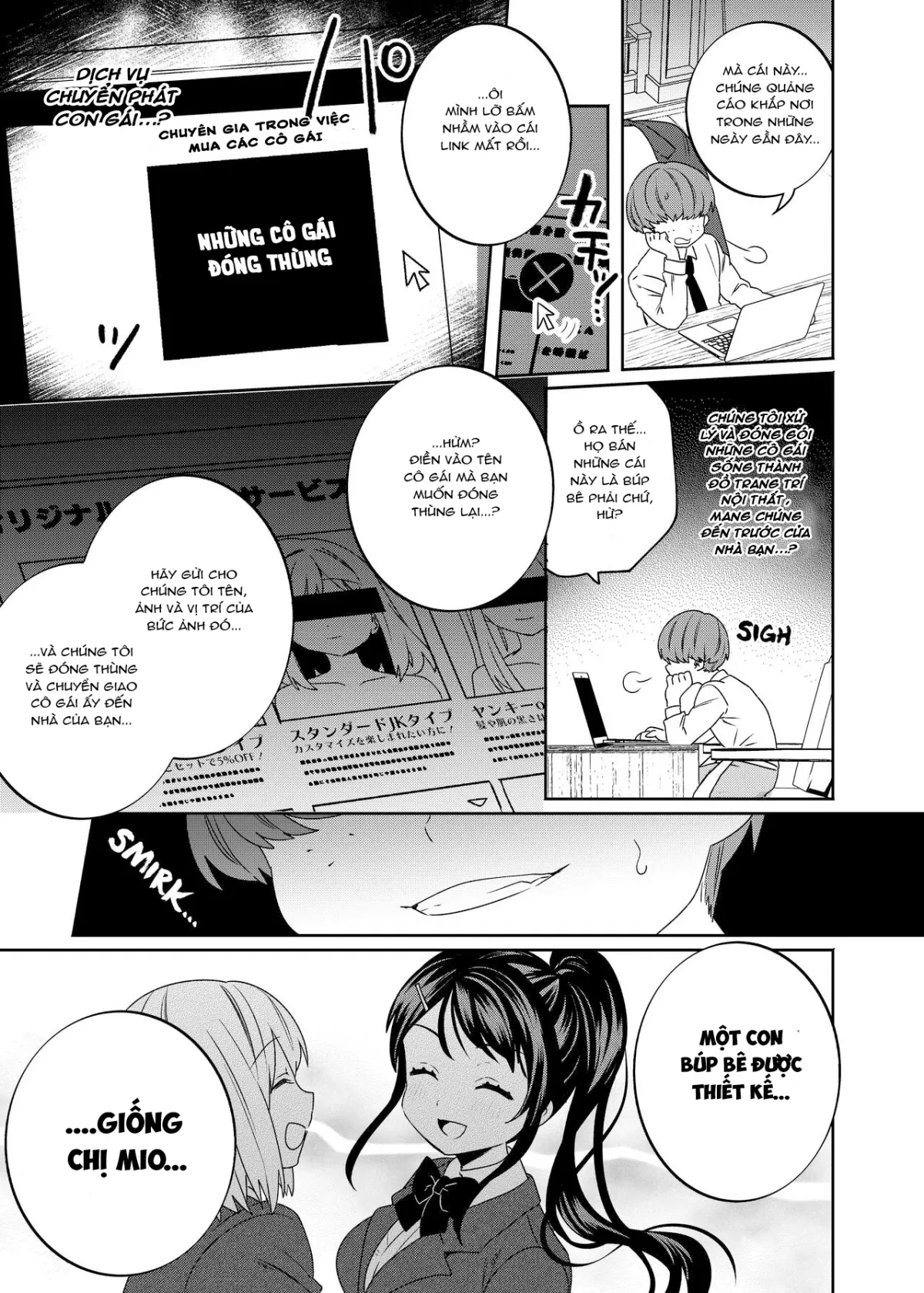 HentaiVN.net - Ảnh 9 - Những cô gái đóng thùng [Konpou Shoujo; Packaged Girls] - Chap 2