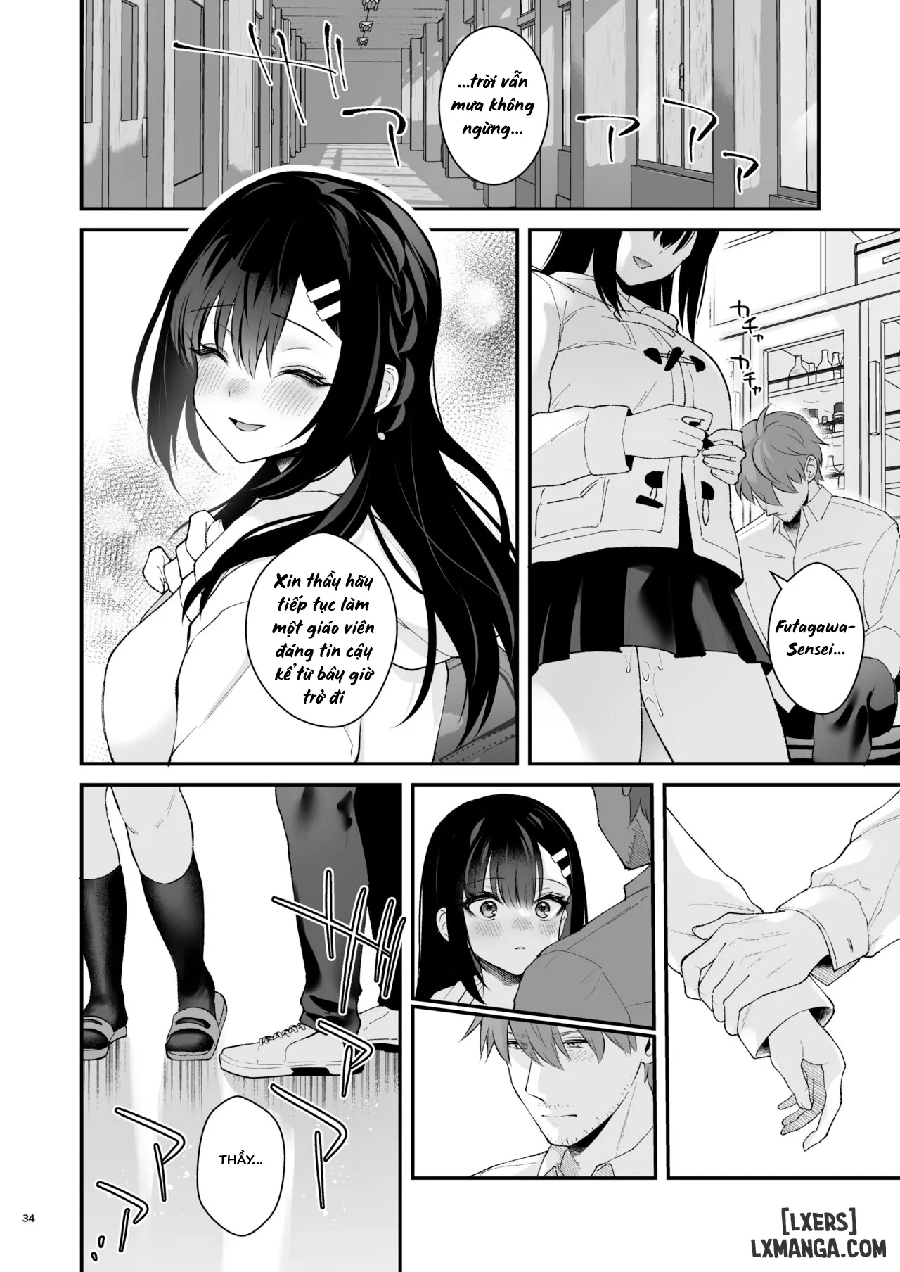 HentaiVN.net - Ảnh 31 - Sensei x Học sinh - Chương 1 - Cơn mưa tháng 3