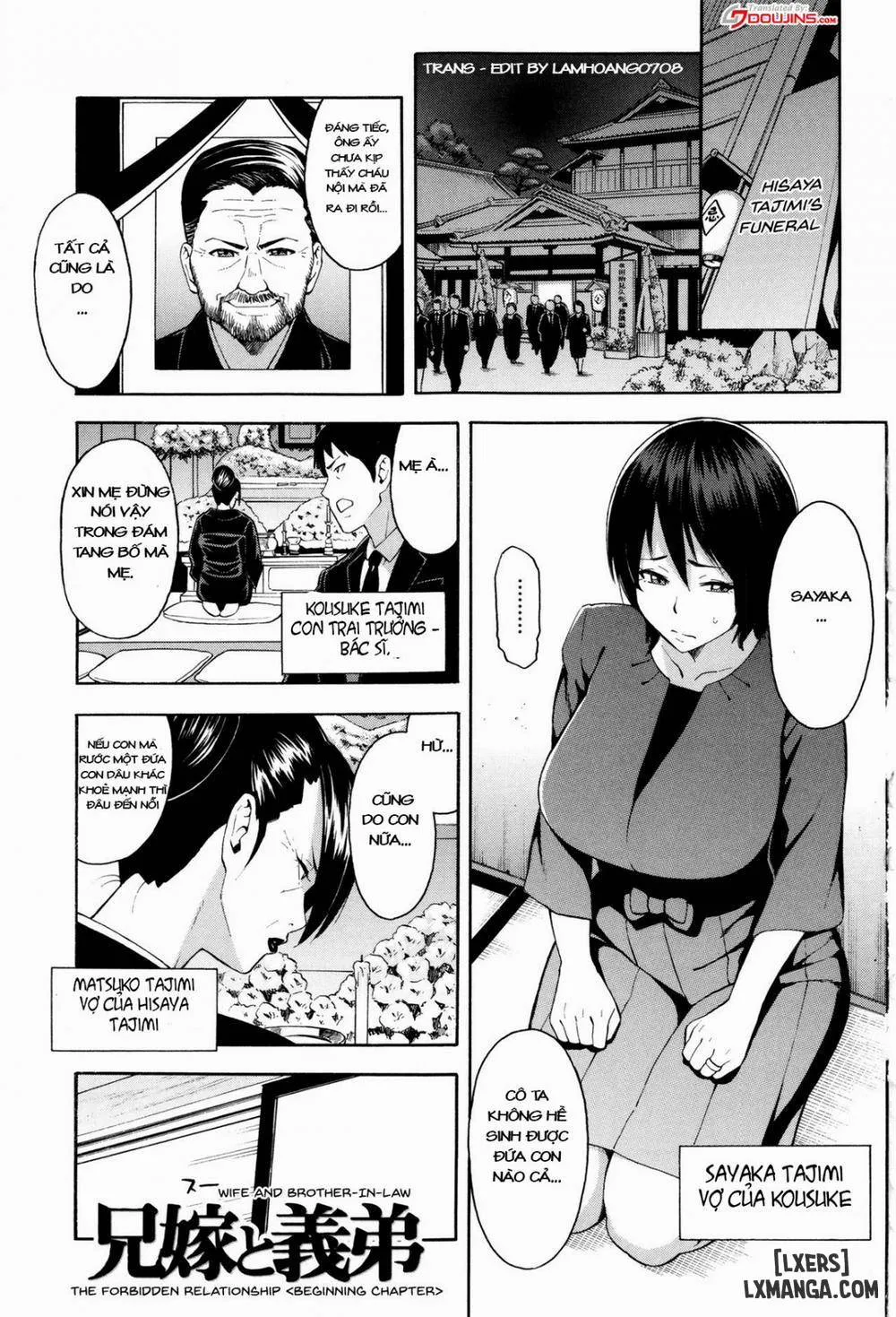HentaiVN.net - Ảnh 4 - Aniyome to Gitei ~Kindan no Kankei~ Zenpen [兄嫁と義弟 ～禁断の関係～ 前編] - Chương 1