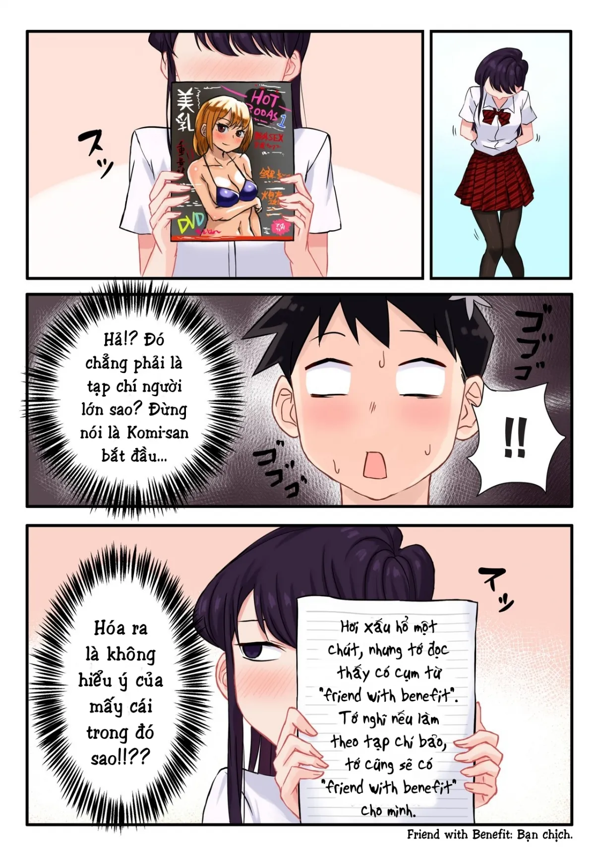 HentaiVN.net - Ảnh 7 - Komi-san wa, H Mousoushou desu [Komi-san has Strange Ideas about Sex] - Chap 1