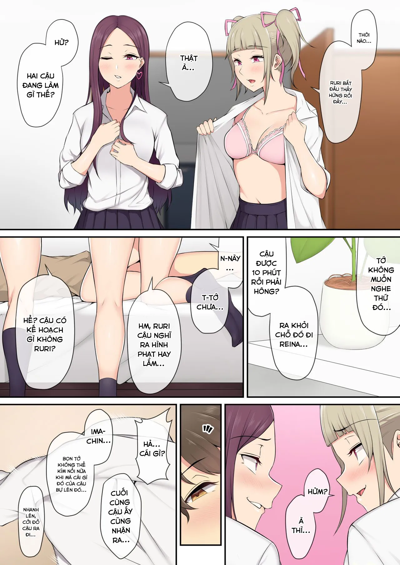 HentaiVN.net - Ảnh 23 - Nơi tụ hợp của các cô bạn gái cùng lớp phần 1 [今泉ん家はどうやらギャルの溜まり場になってるらしい;Imaizumin-chi wa Douyara Gal no Tamariba ni Natteru Rashii] - Ch. 1