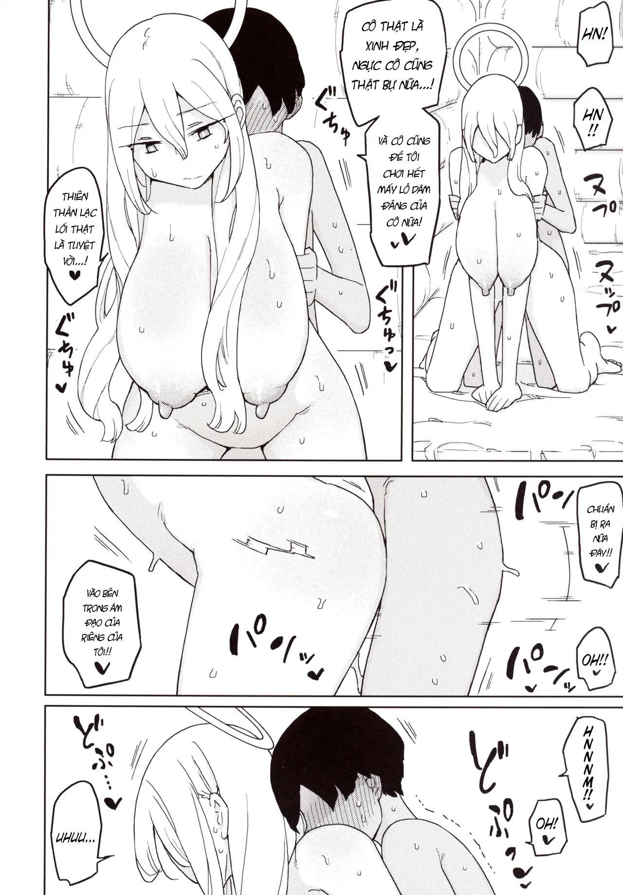 HentaiVN.net - Ảnh 10 - Ishi no Nai Tenshi wa Boku no Sei Shori Yougu [My Cumdump Is a Vacuous Angel] - Oneshot