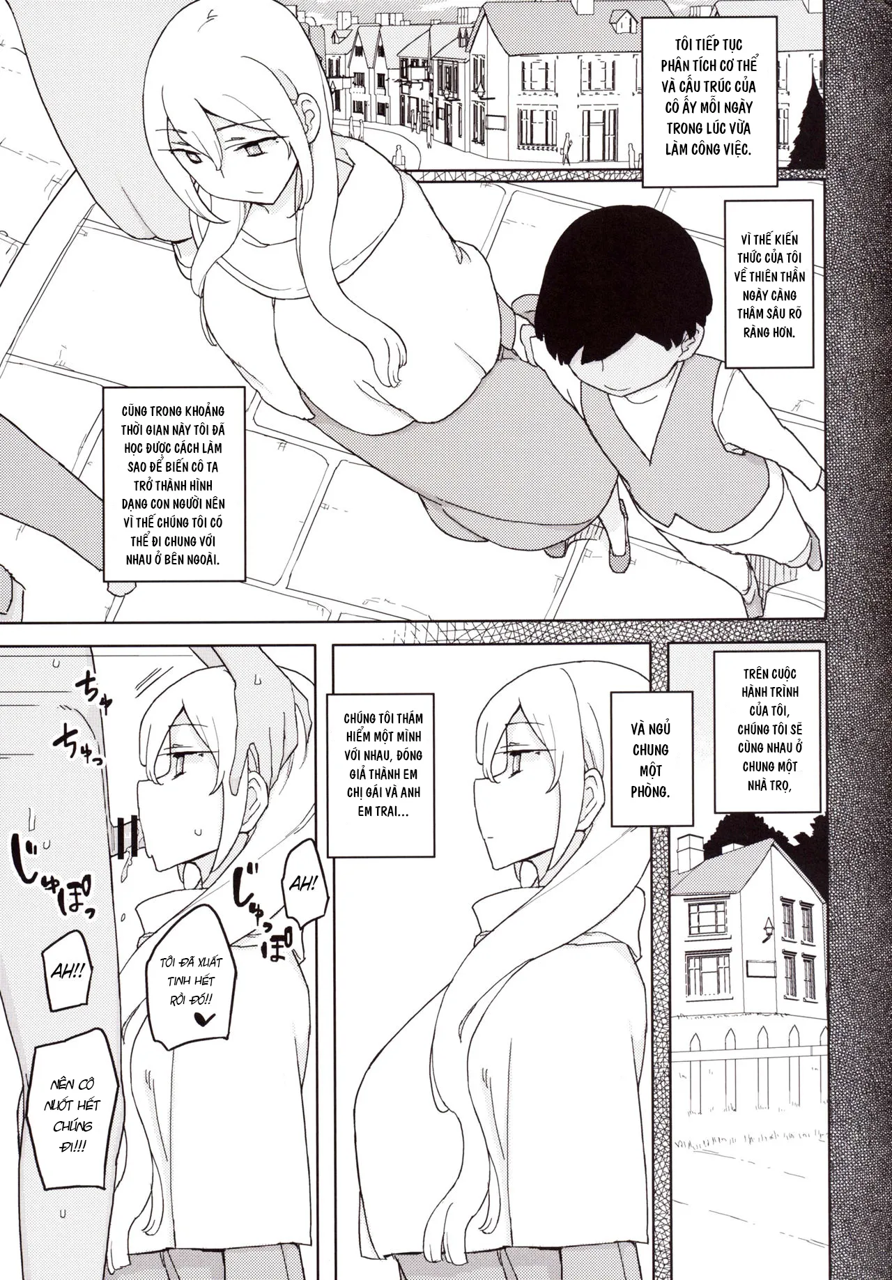 HentaiVN.net - Ảnh 11 - Ishi no Nai Tenshi wa Boku no Sei Shori Yougu [My Cumdump Is a Vacuous Angel] - Oneshot