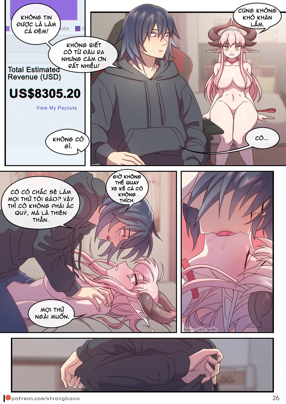 HentaiVN.net - Ảnh 29 - Just 666$ - Việc nhẹ lương cao