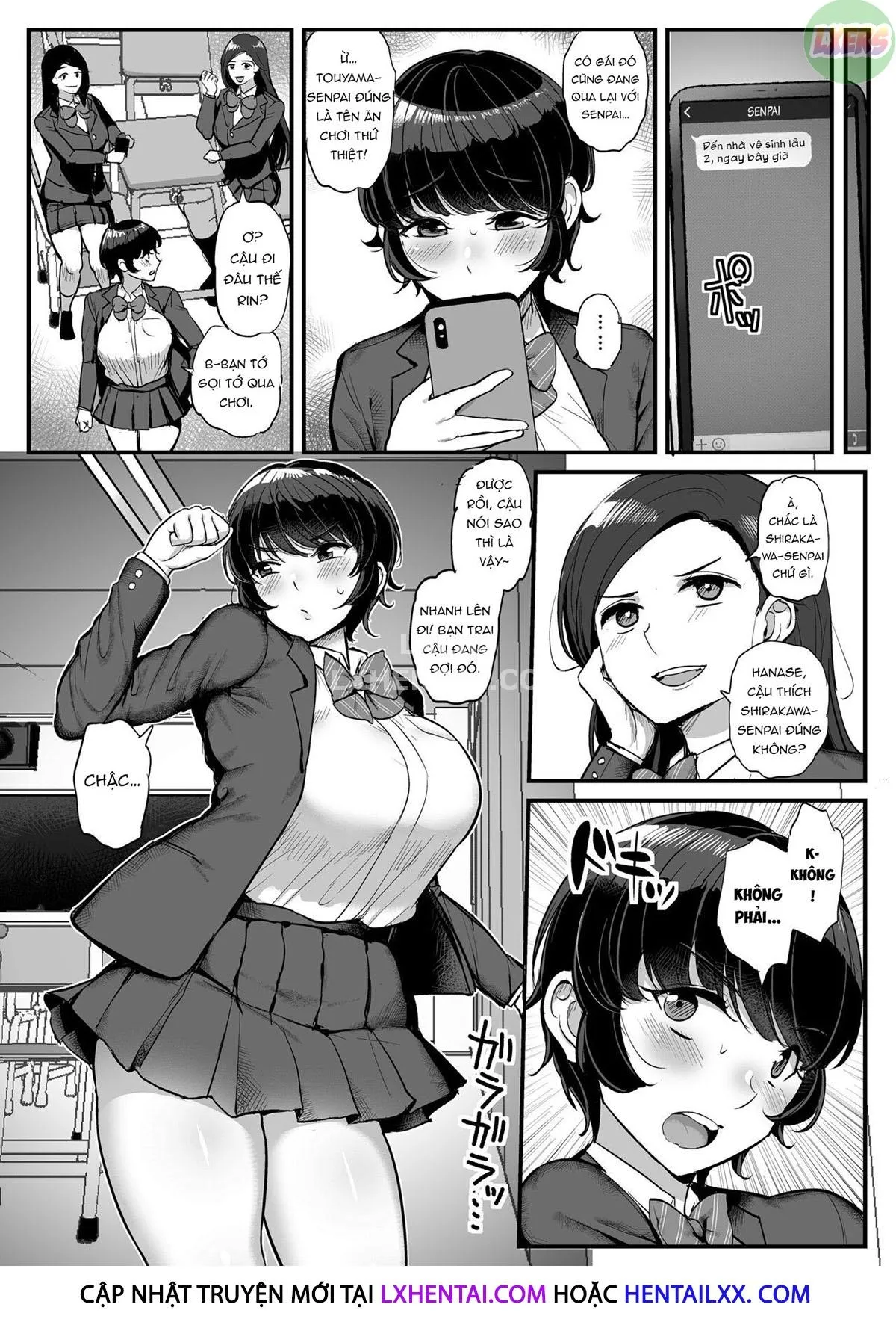 HentaiVN.net - Ảnh 29 - Boyish Kanojo Wa Aitsu No Iro Ni Somaru. - Oneshot