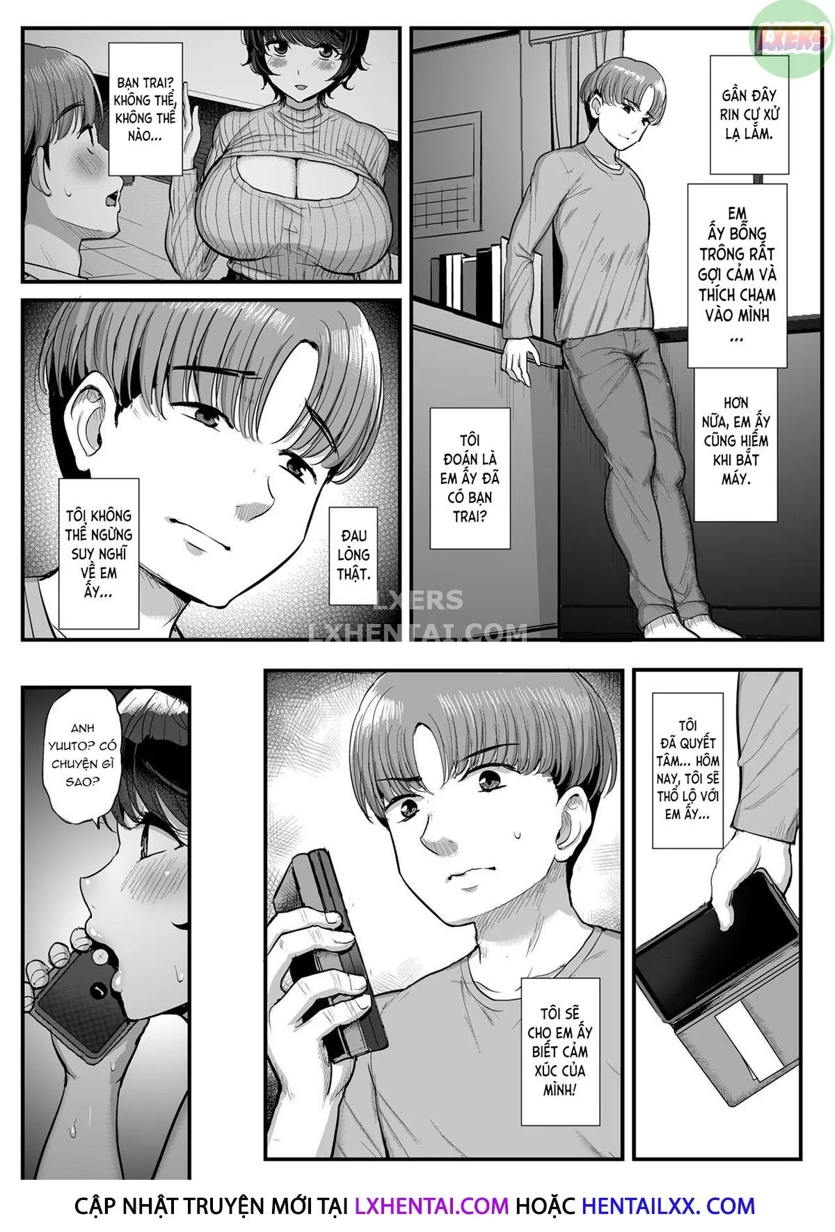HentaiVN.net - Ảnh 46 - Boyish Kanojo Wa Aitsu No Iro Ni Somaru. - Oneshot - Có che