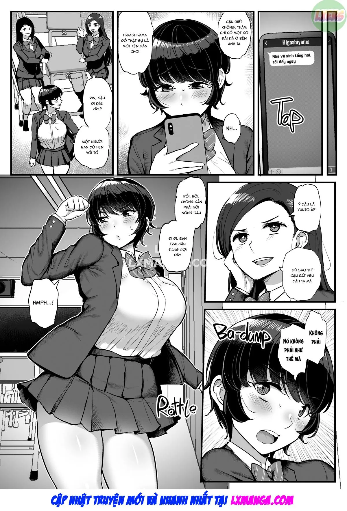 HentaiVN.net - Ảnh 27 - Boyish Kanojo Wa Aitsu No Iro Ni Somaru. - Oneshot - Không che