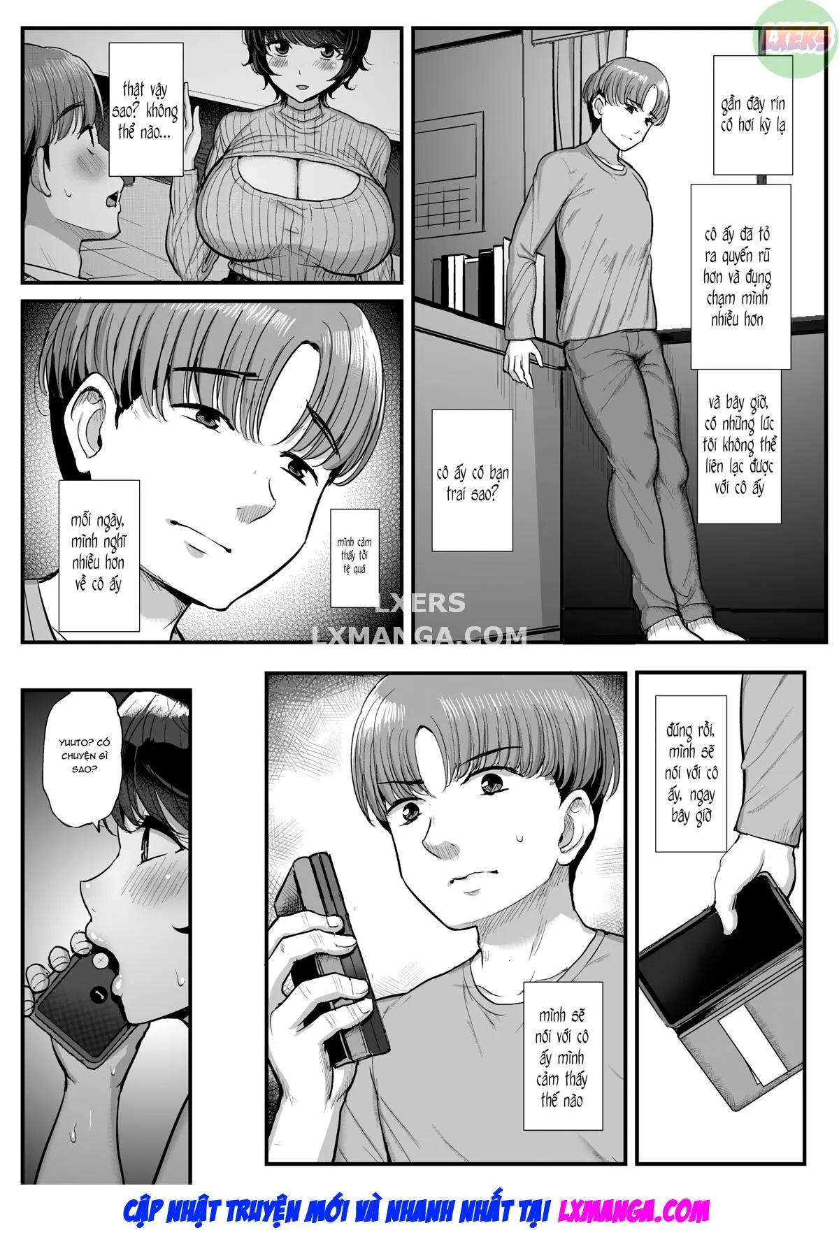 HentaiVN.net - Ảnh 47 - Boyish Kanojo Wa Aitsu No Iro Ni Somaru. - Oneshot - Không che