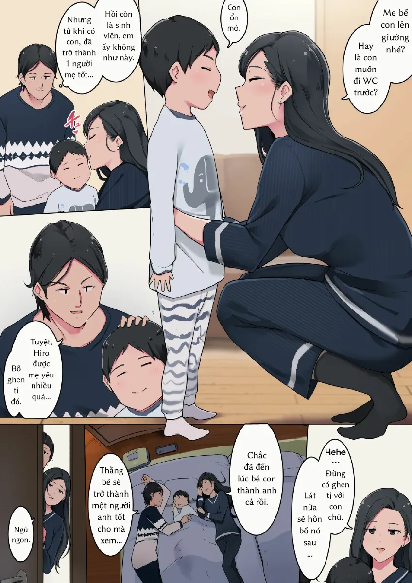 HentaiVN.net - Ảnh 4 - Haha no Kao to Onna no Kao o Tsukaiwakeru Mama no Ohanshi [母の顔と女の顔を使い分けるママのお話] - Oneshot