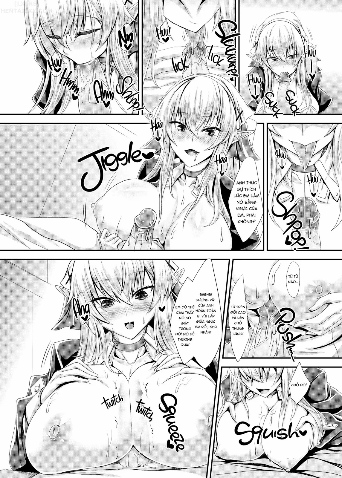HentaiVN.net - Ảnh 12 - I Love You So, Young Master! - Chap 1 - I Want to Enjoy Wild Sex with My Elf Maid-
