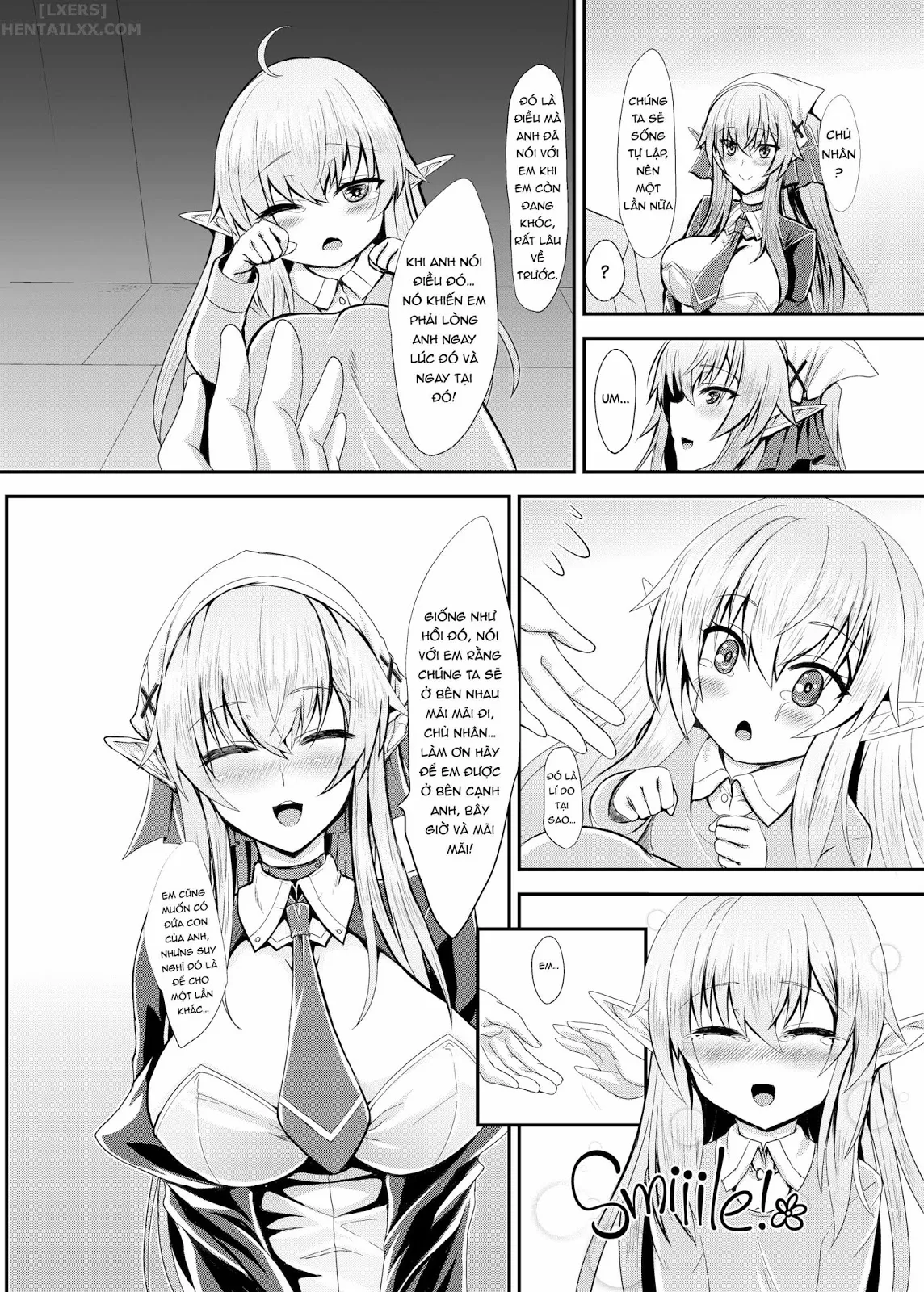 HentaiVN.net - Ảnh 28 - I Love You So, Young Master! - Chap 1 - I Want to Enjoy Wild Sex with My Elf Maid-