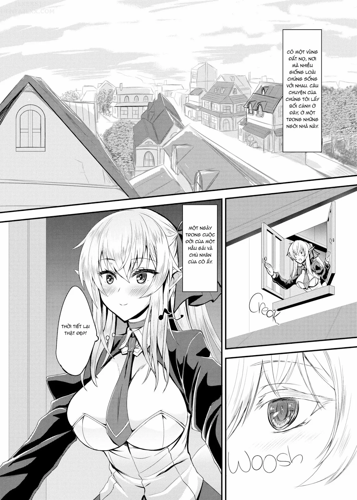 HentaiVN.net - Ảnh 8 - I Love You So, Young Master! - Chap 1 - I Want to Enjoy Wild Sex with My Elf Maid-