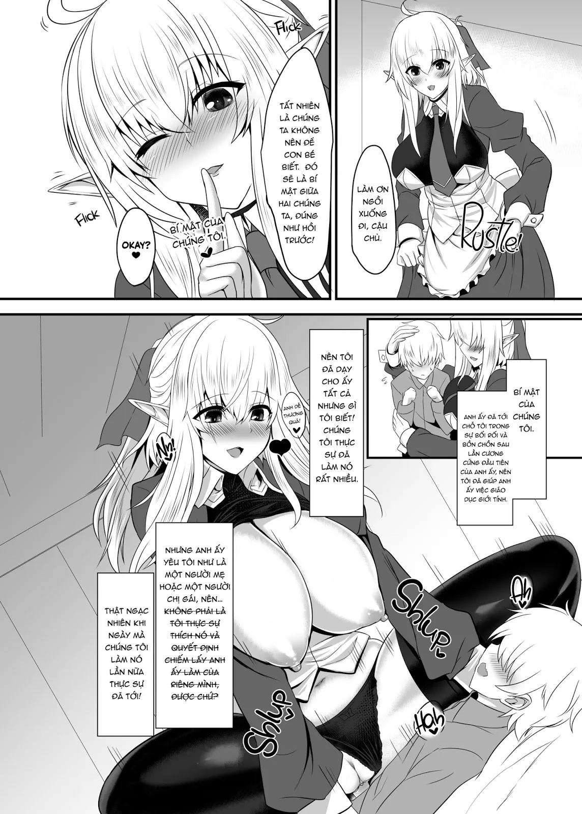 HentaiVN.net - Ảnh 12 - I Love You So, Young Master! - Chap 2 - I Wanna Be Jumped by Elf Mommy-