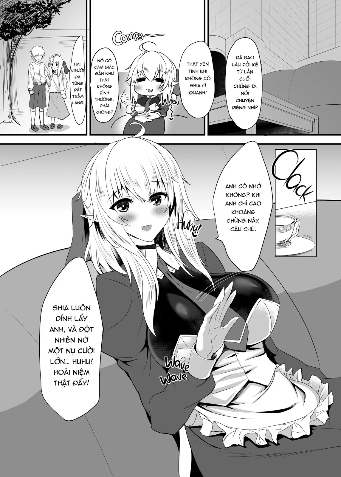HentaiVN.net - Ảnh 9 - I Love You So, Young Master! - Chap 2 - I Wanna Be Jumped by Elf Mommy-