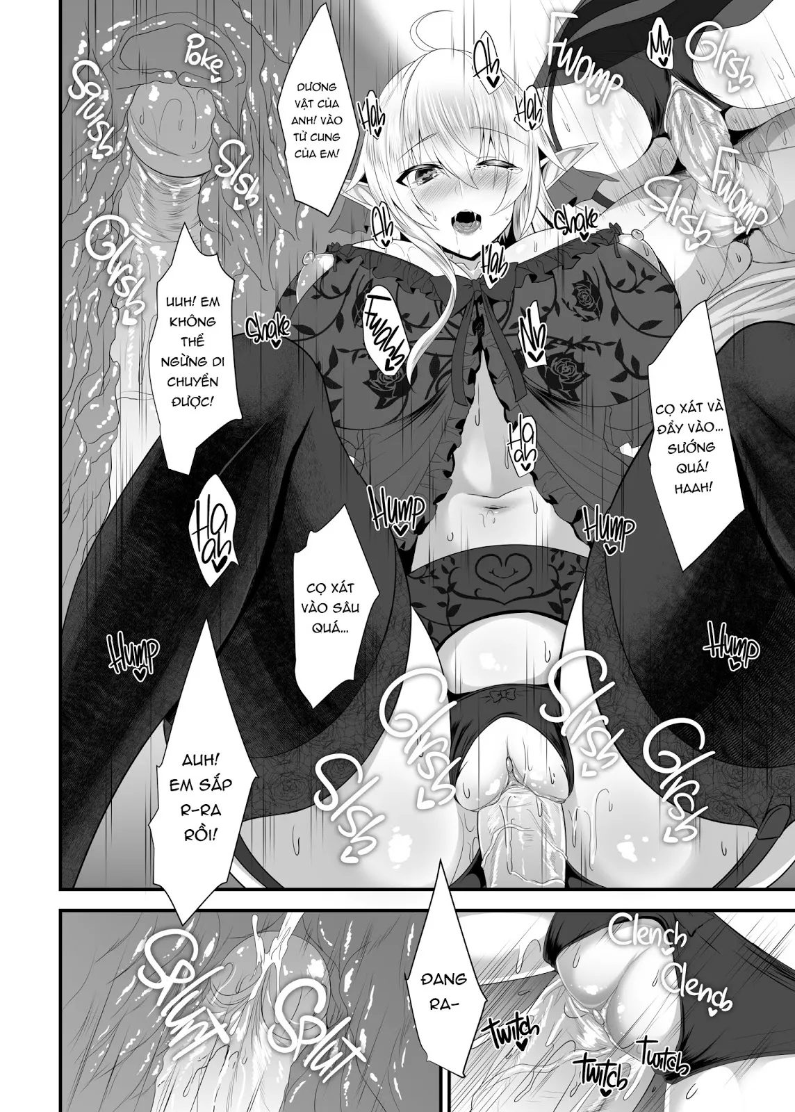 HentaiVN.net - Ảnh 22 - I Love You So, Young Master! - Chap 3 - I Want My Elf Maid to Sneak Into My Bed at Night with Sexy Lingerie-
