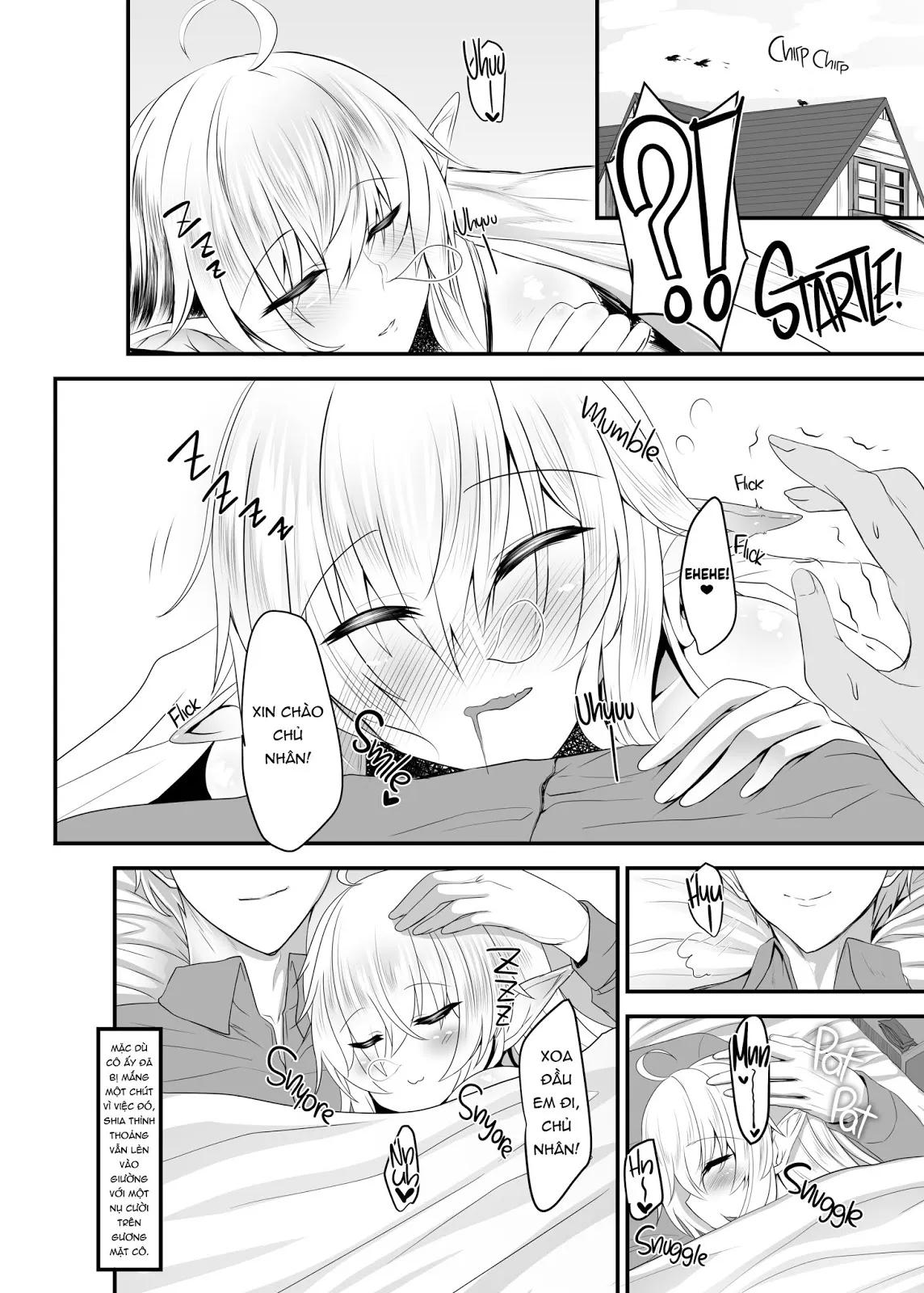 HentaiVN.net - Ảnh 24 - I Love You So, Young Master! - Chap 3 - I Want My Elf Maid to Sneak Into My Bed at Night with Sexy Lingerie-