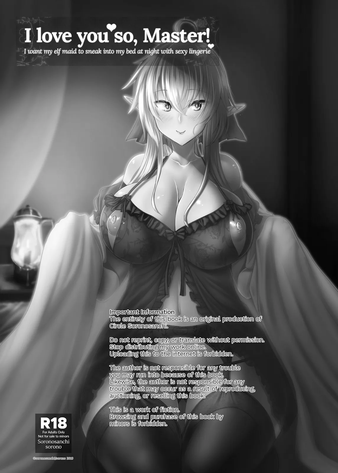 HentaiVN.net - Ảnh 7 - I Love You So, Young Master! - Chap 3 - I Want My Elf Maid to Sneak Into My Bed at Night with Sexy Lingerie-