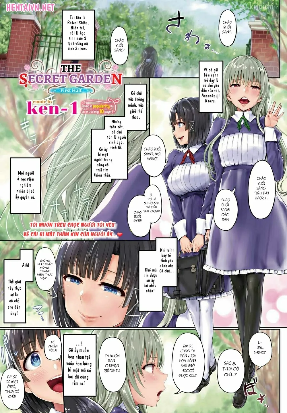 HentaiVN.net - Ảnh 3 - Vườn Hoa Bí Mật - Chap 1
