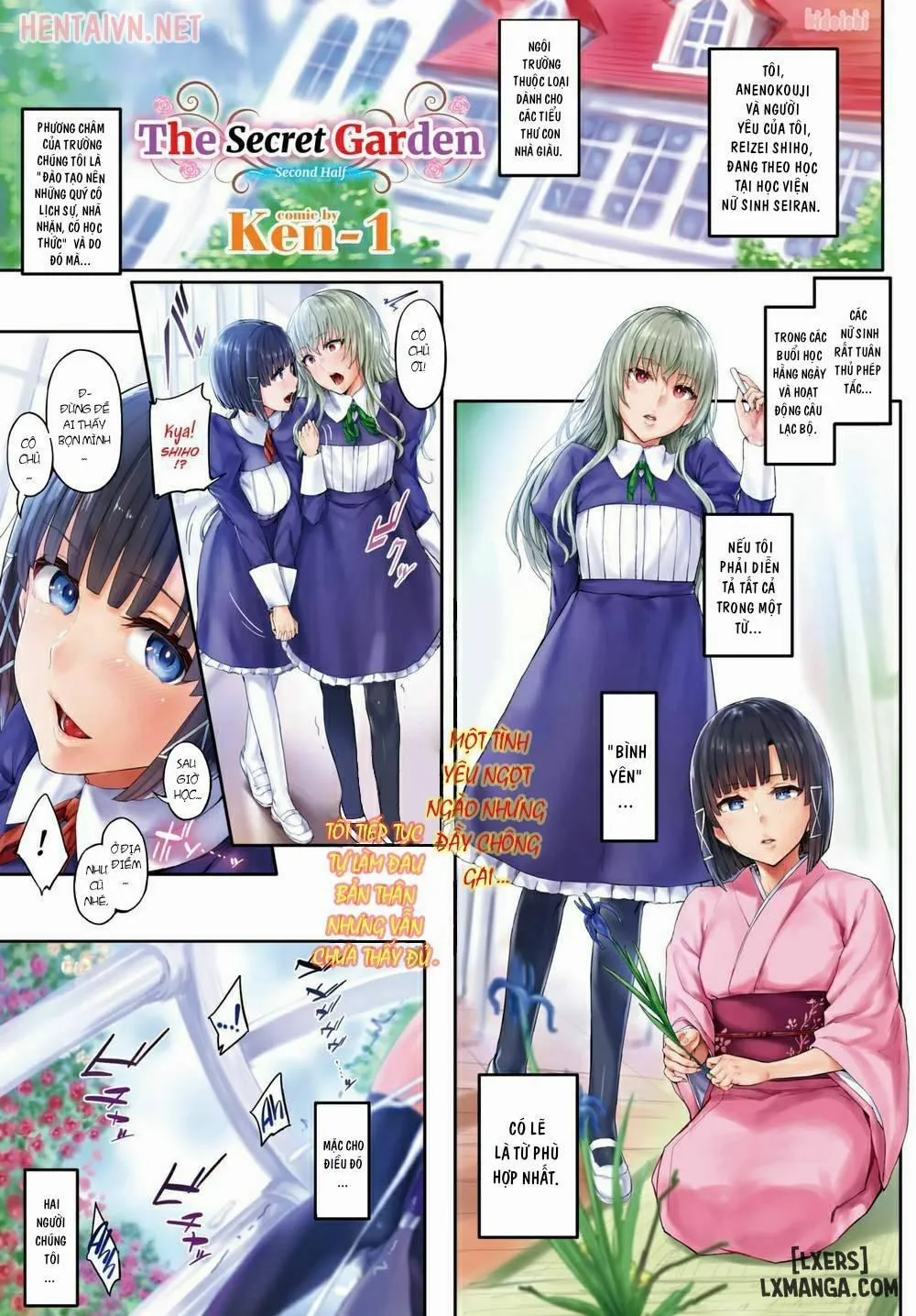 HentaiVN.net - Ảnh 10 - Vườn Hoa Bí Mật - Oneshot