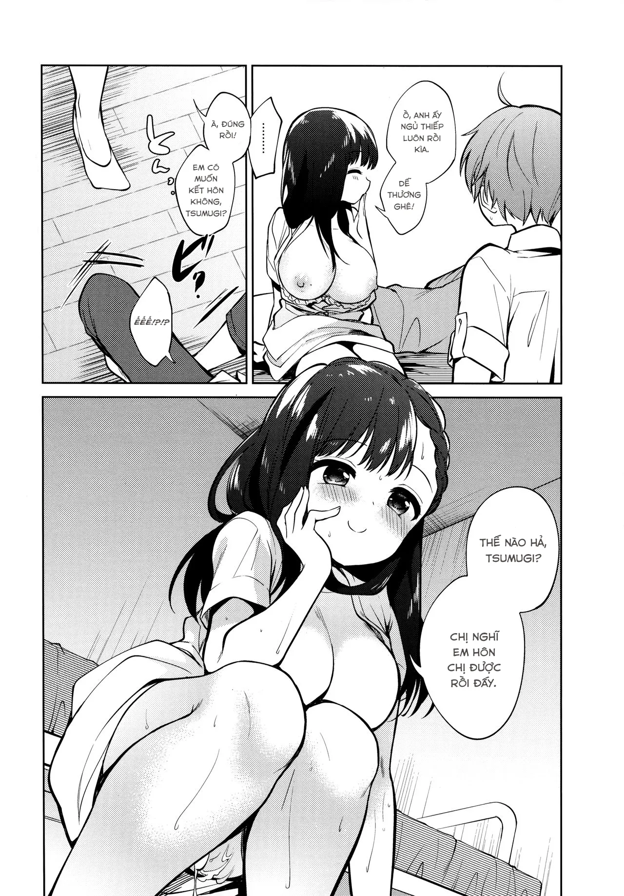 HentaiVN.net - Ảnh 23 - Loạn luân trước mặt bạn trai [Warui Hito] - Oneshot