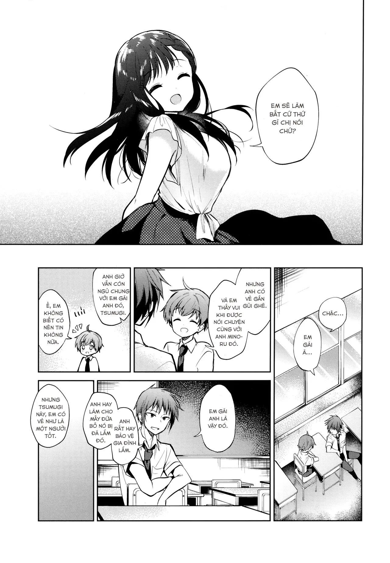 HentaiVN.net - Ảnh 6 - Loạn luân trước mặt bạn trai [Warui Hito] - Oneshot