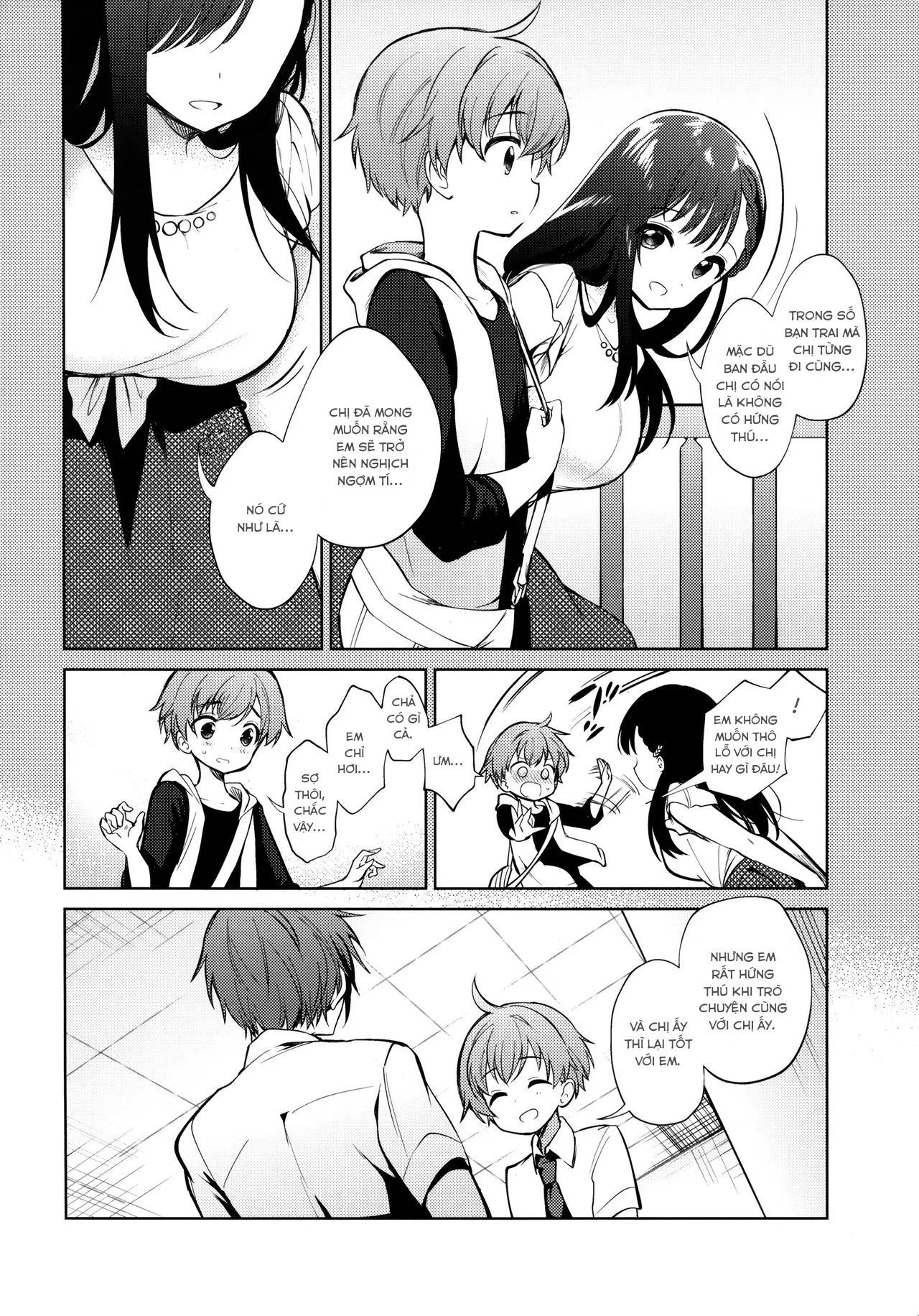 HentaiVN.net - Ảnh 7 - Loạn luân trước mặt bạn trai [Warui Hito] - Oneshot