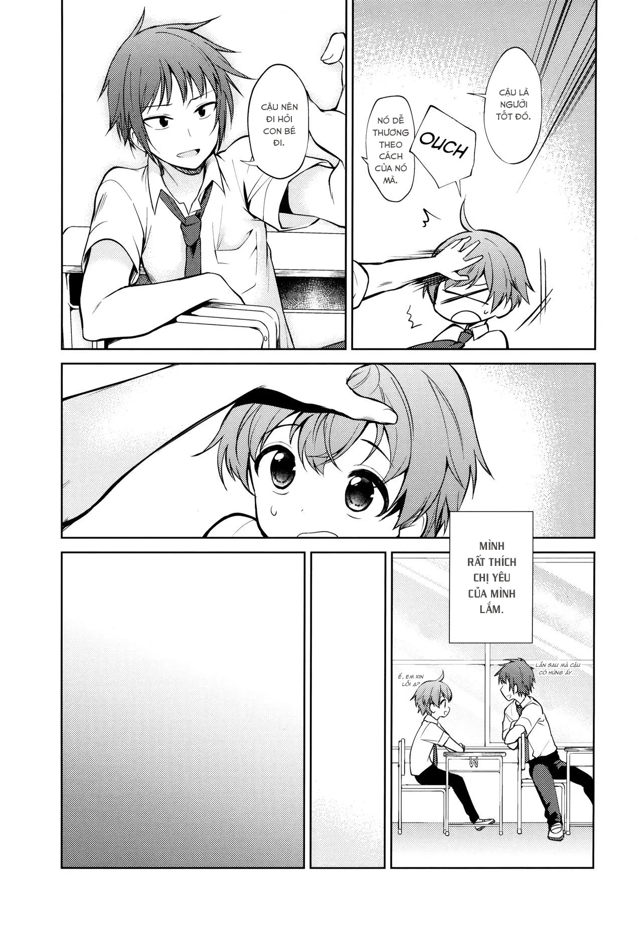 HentaiVN.net - Ảnh 8 - Loạn luân trước mặt bạn trai [Warui Hito] - Oneshot