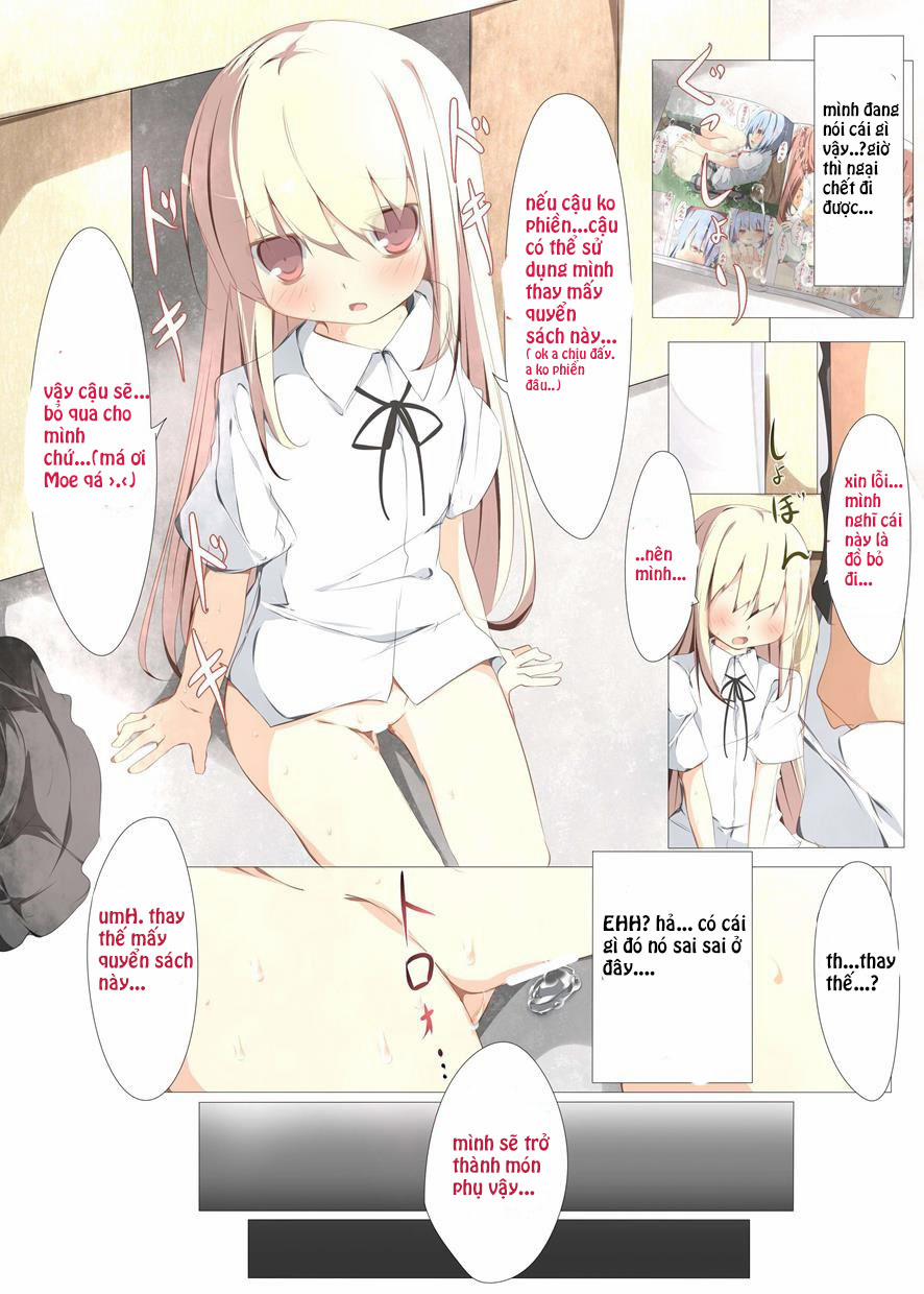 HentaiVN.net - Ảnh 10 - Ta Thuộc Về Nhau [Erohon no Kawari ni Classmate no Shota Chinpo o Nuite Ageru Hon] - Oneshot