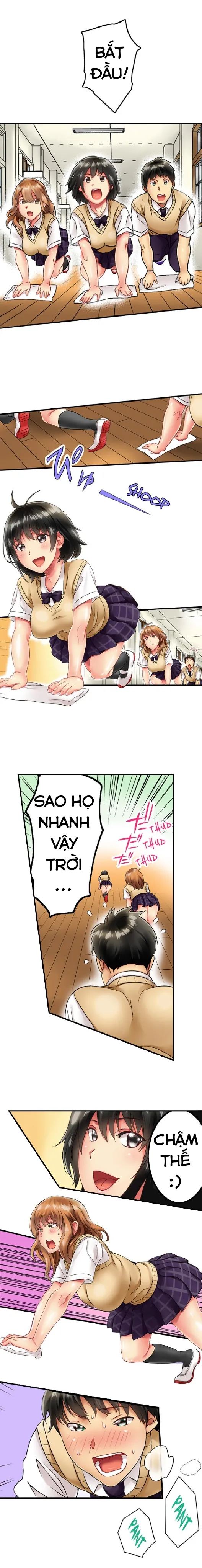 HentaiVN.net - Ảnh 6 - Thánh ngã Ryohei [Zōkin-gake de me no mae no pantsu ni mura~tsu… sonomama sōnyū re chaimashita; 雑巾がけで目の前のパンツにムラッ…そのまま挿入れちゃいました｡;Seeing Her Panties Lets Me Stick In] - Chap 1 cute :3