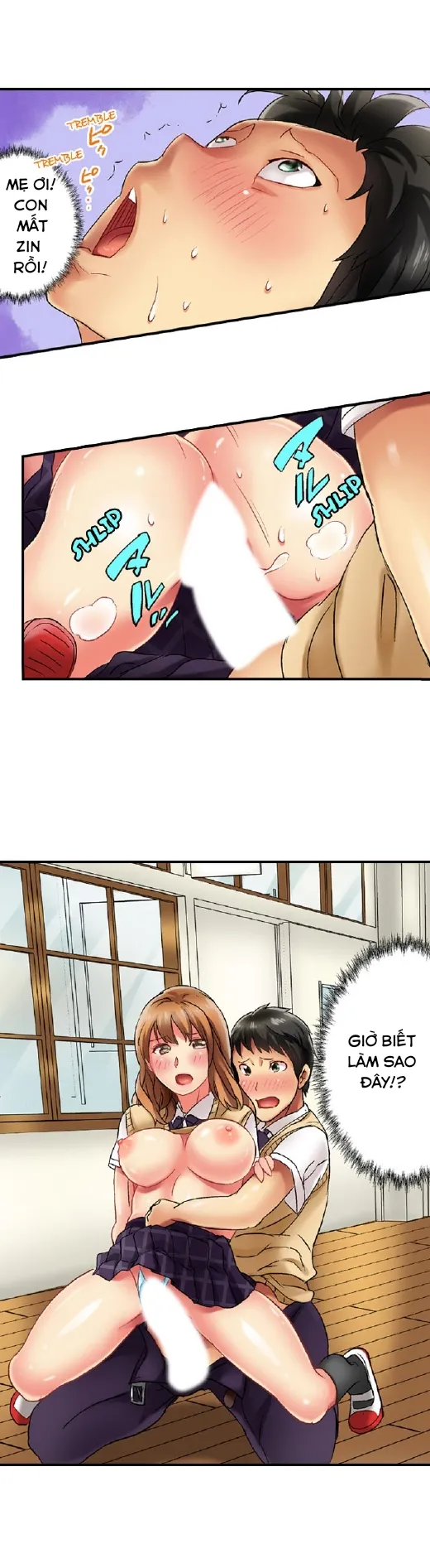 HentaiVN.net - Ảnh 13 - Thánh ngã Ryohei [Zōkin-gake de me no mae no pantsu ni mura~tsu… sonomama sōnyū re chaimashita; 雑巾がけで目の前のパンツにムラッ…そのまま挿入れちゃいました｡;Seeing Her Panties Lets Me Stick In] - Chap 2 cute :3